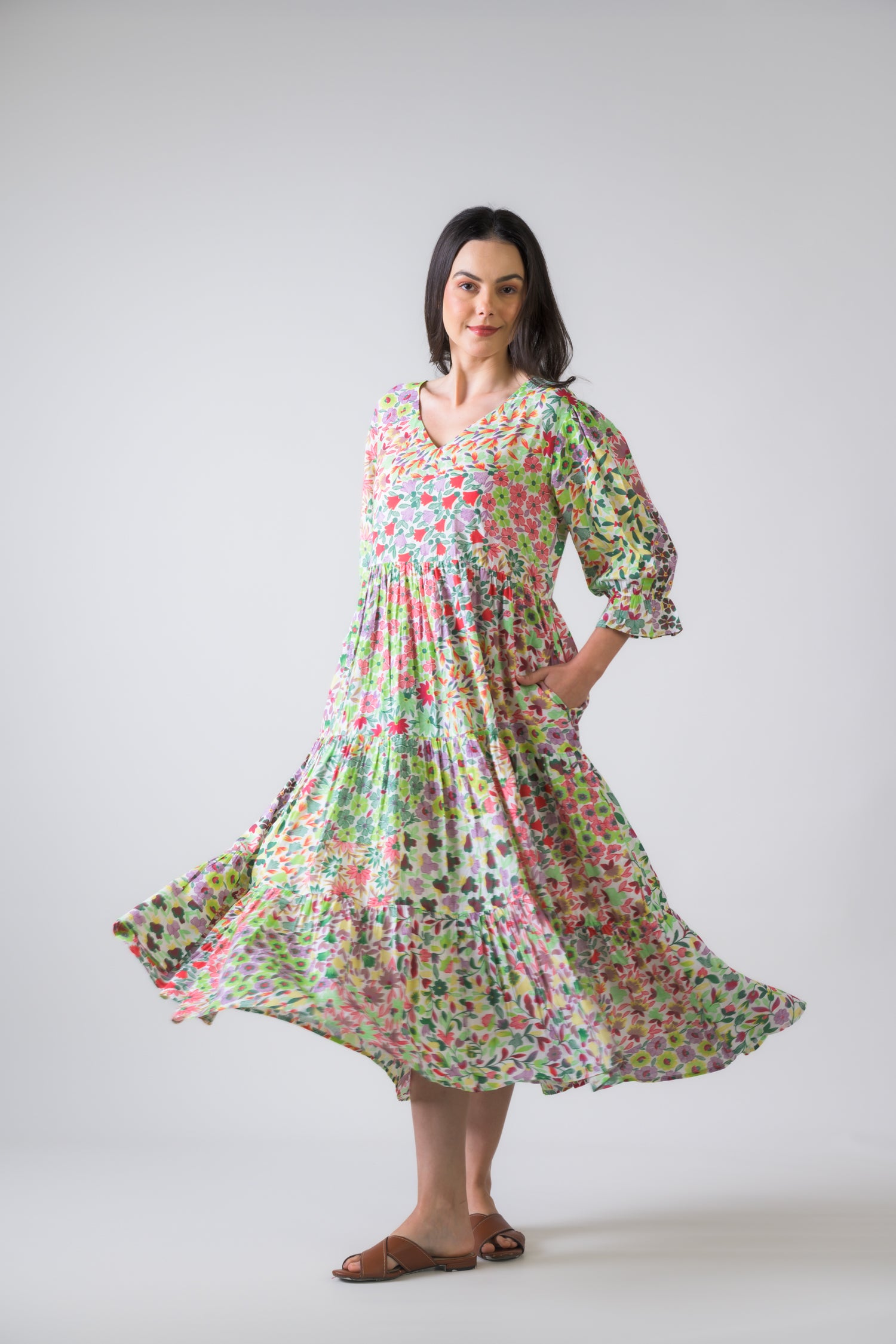 Flower Garden Bouffant Dress