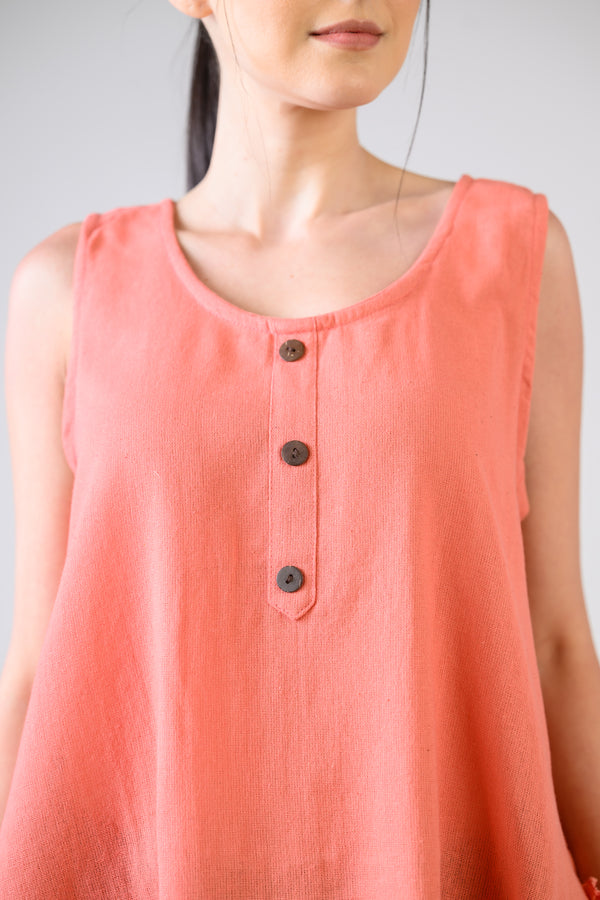 Buttons Tank Top