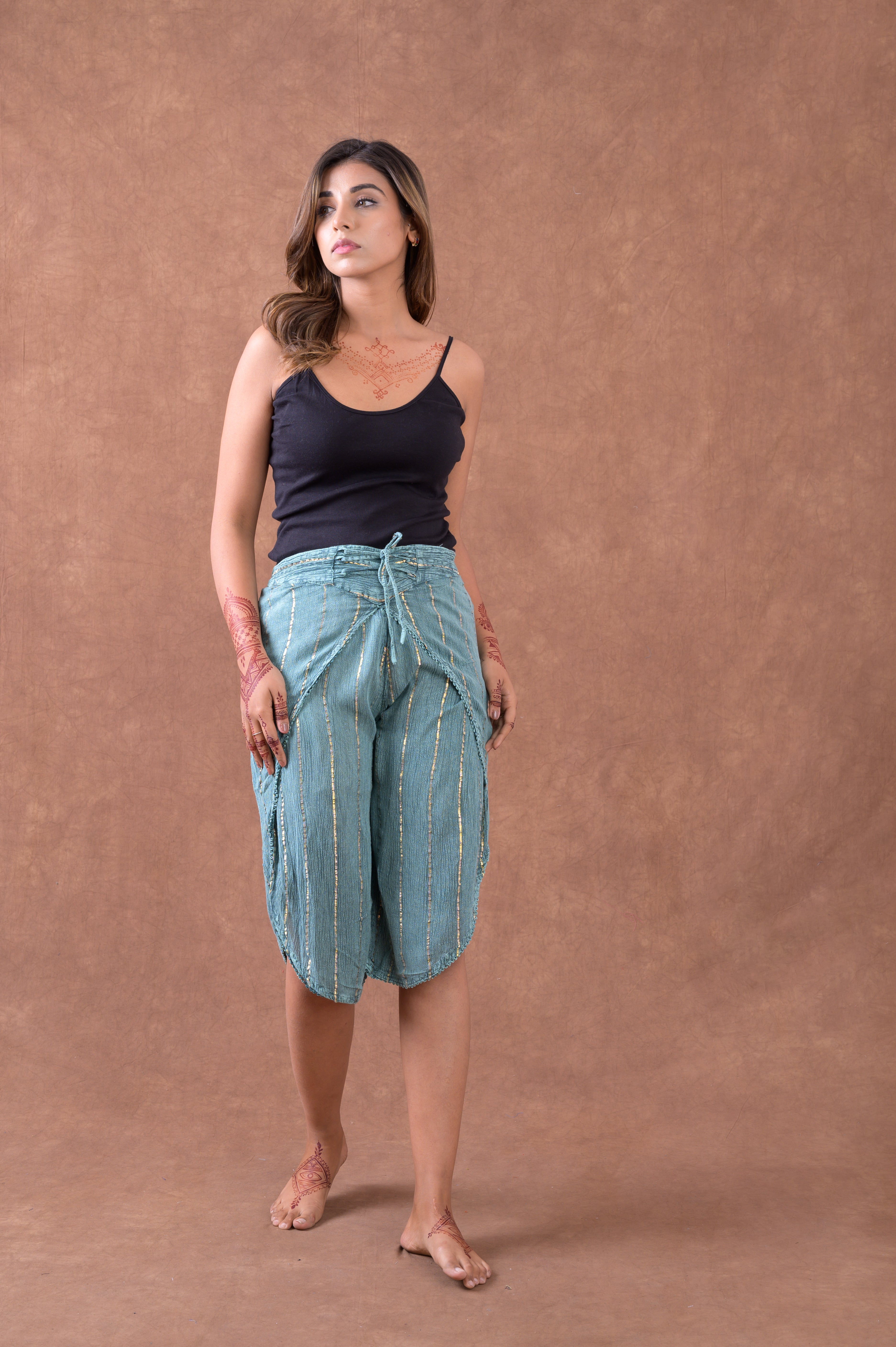 Rhea Pattern Print Pants