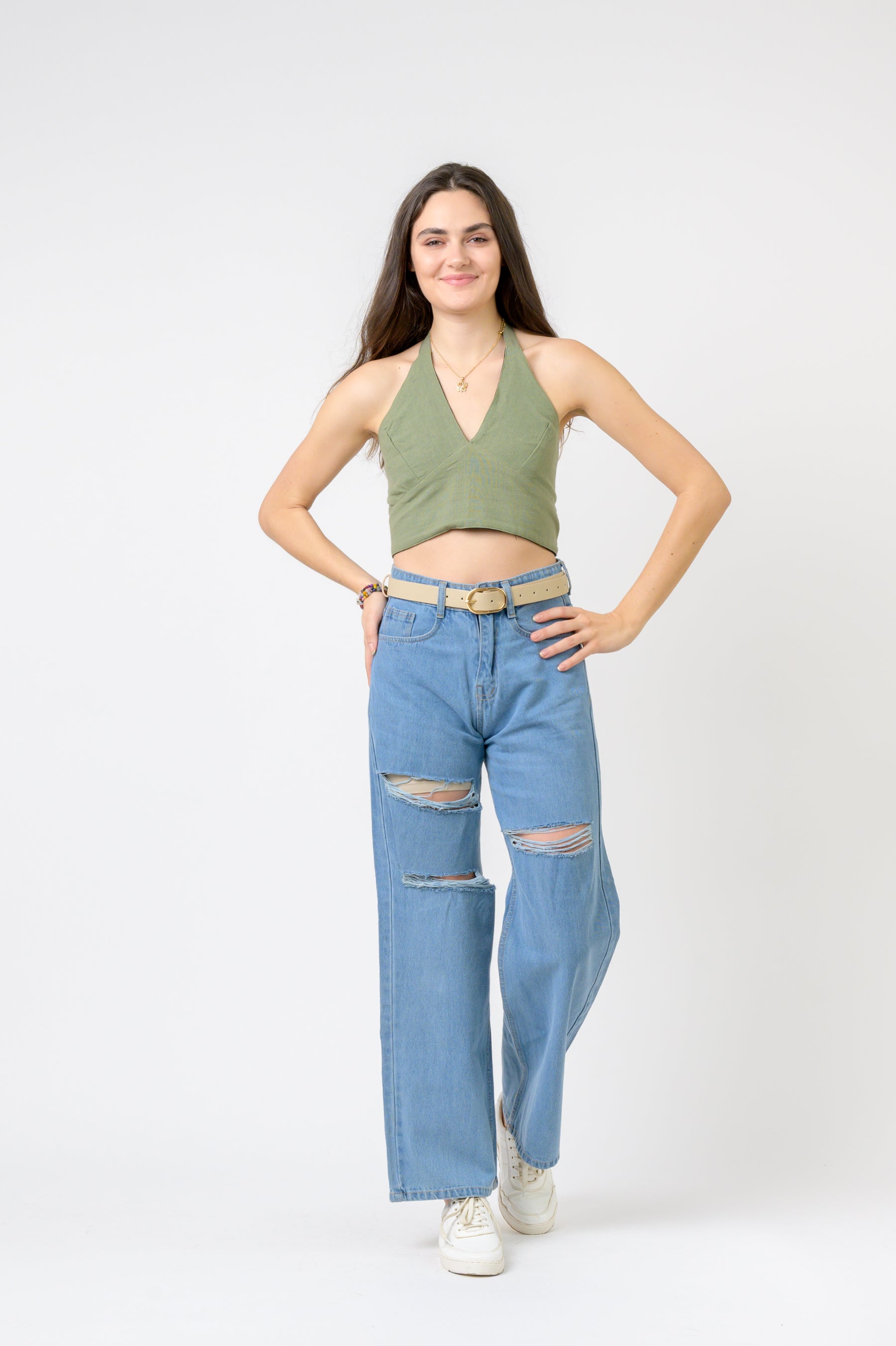 Halter Cotton Top