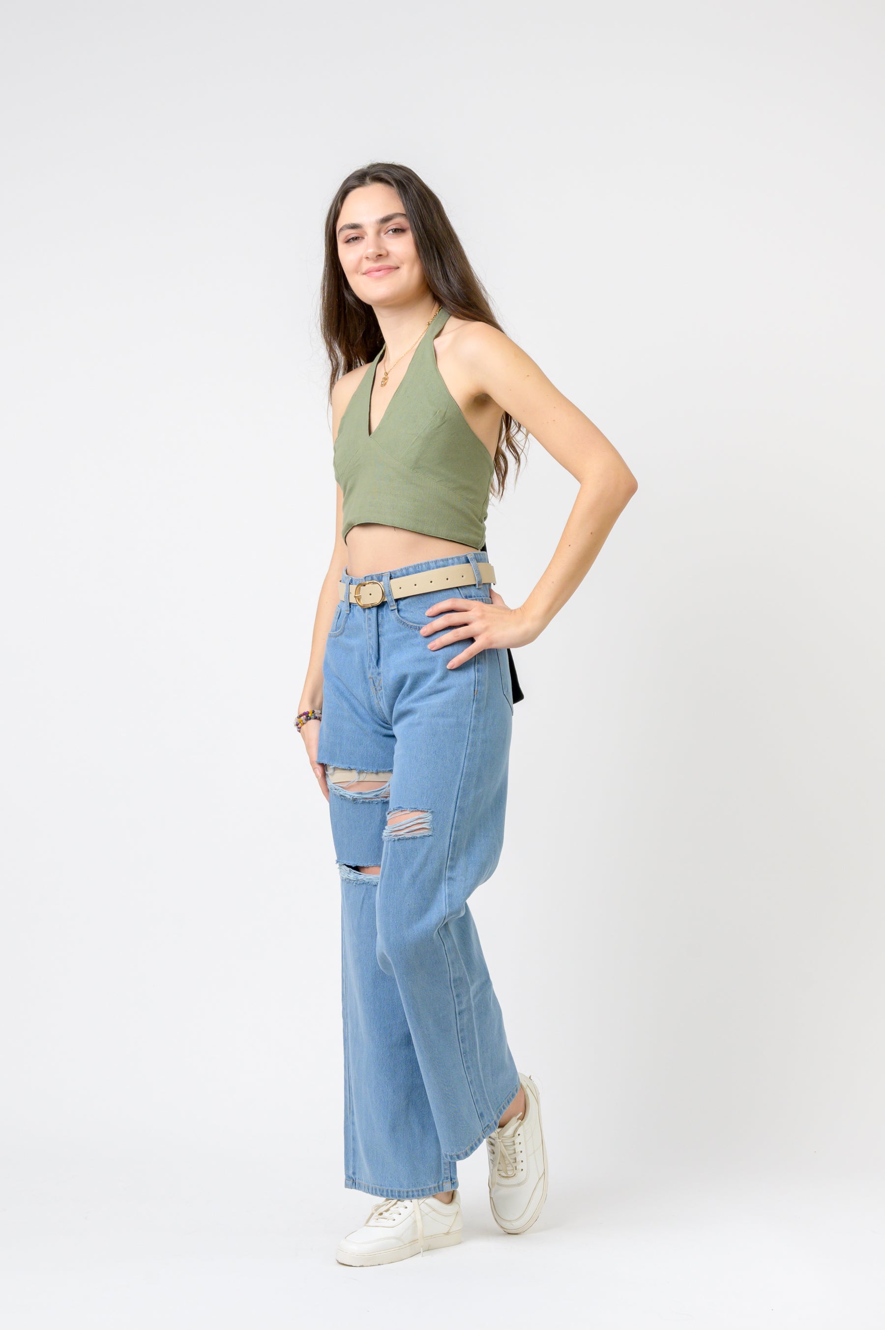Halter Cotton Top