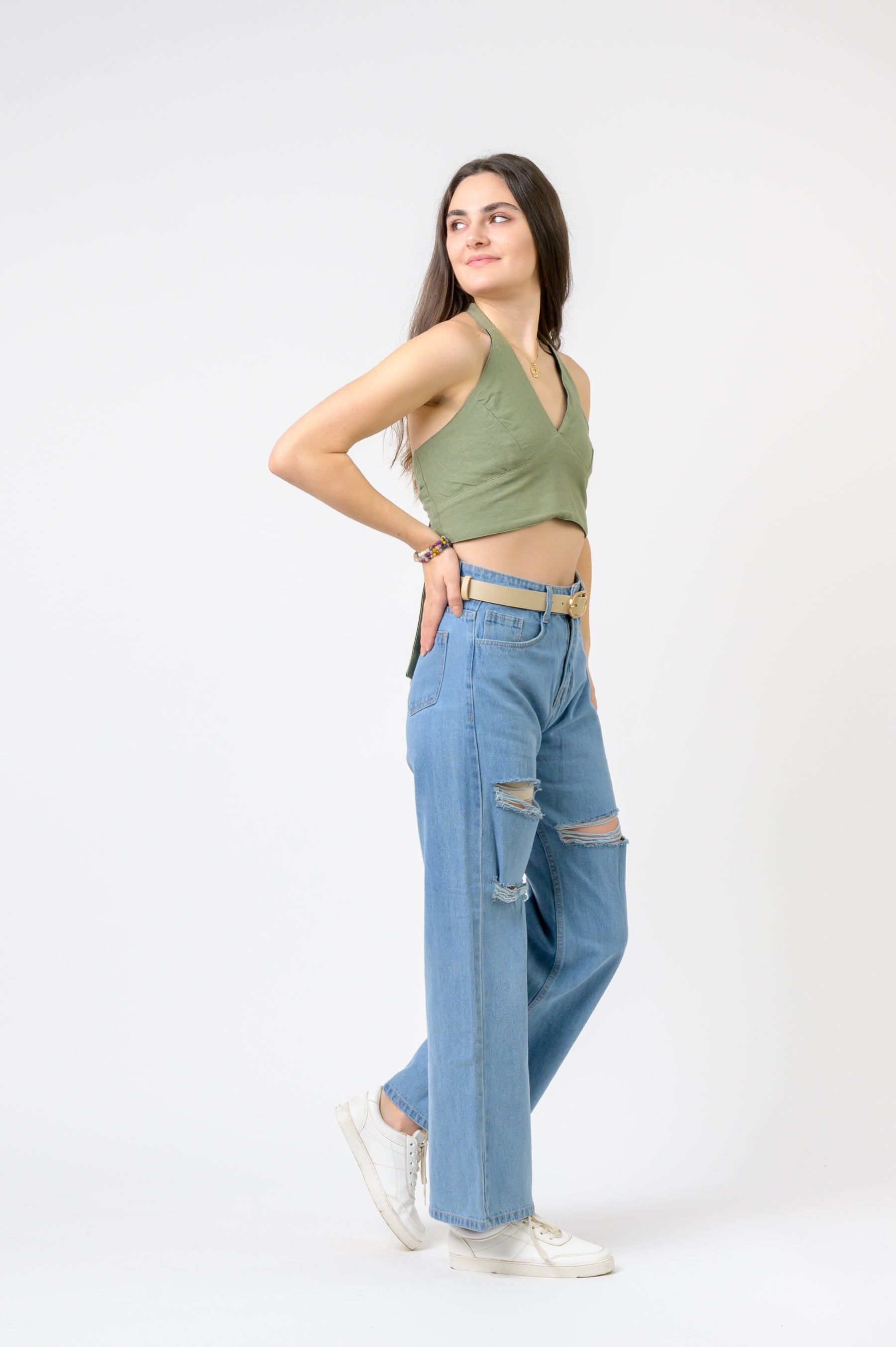 Halter Cotton Top