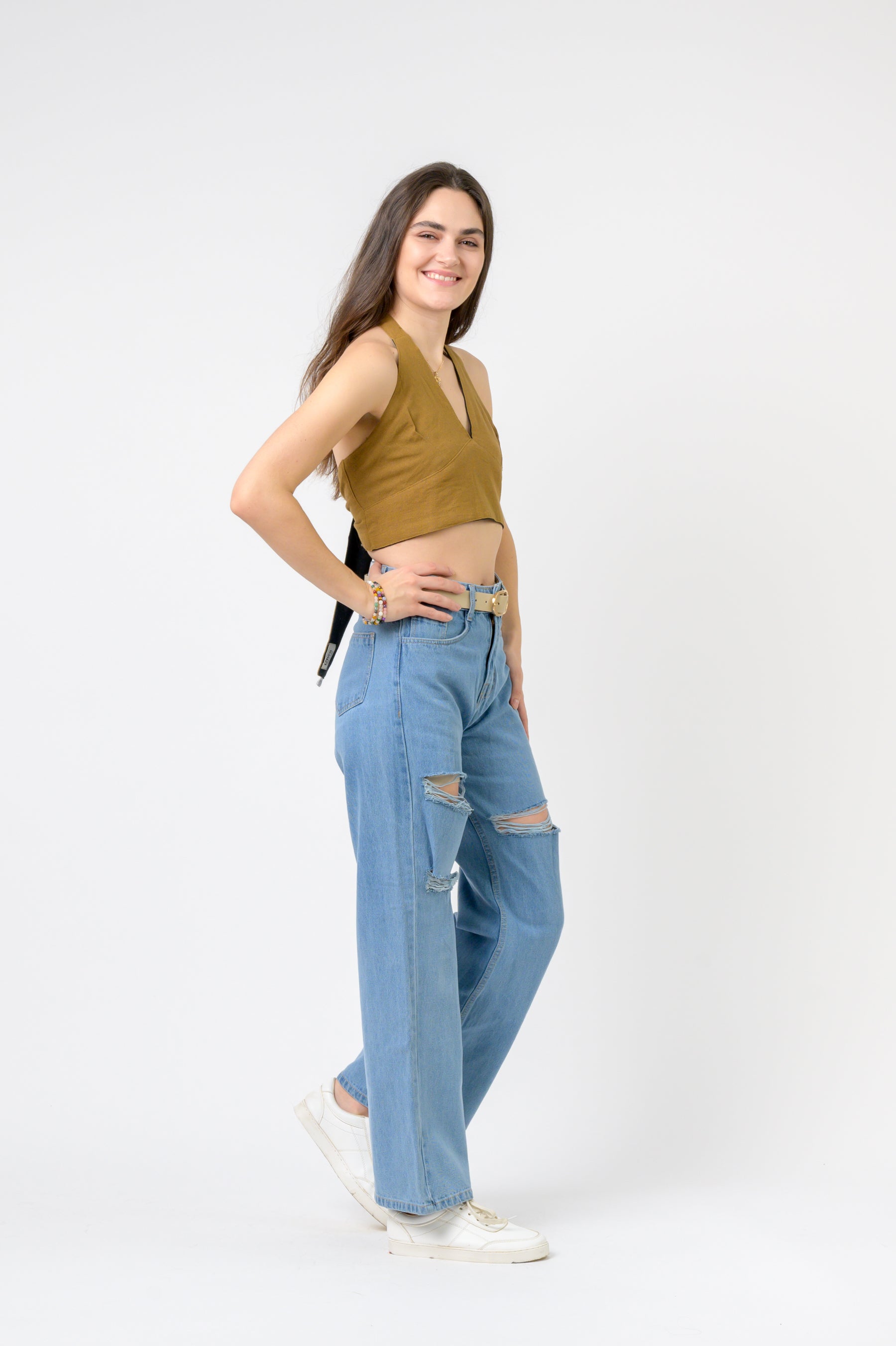 Halter Cotton Top