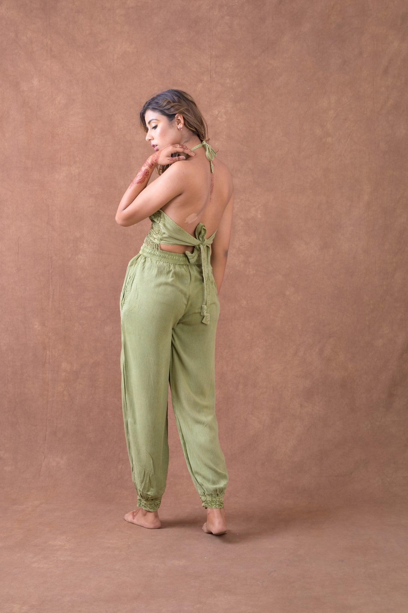 Fringe Crop Top Green / 6 pcs - One Size