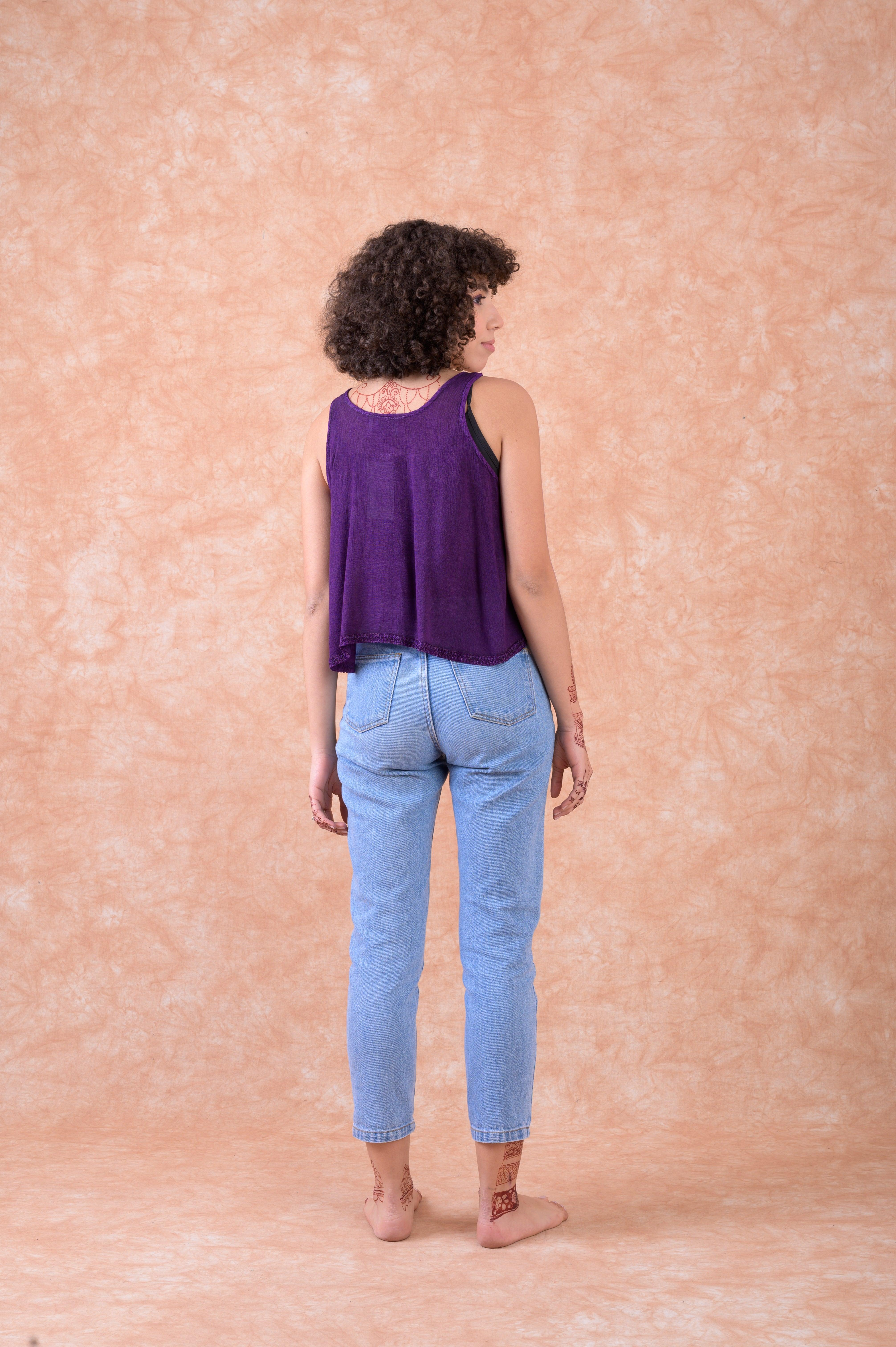 Rhea Baby-Doll Crop Top
