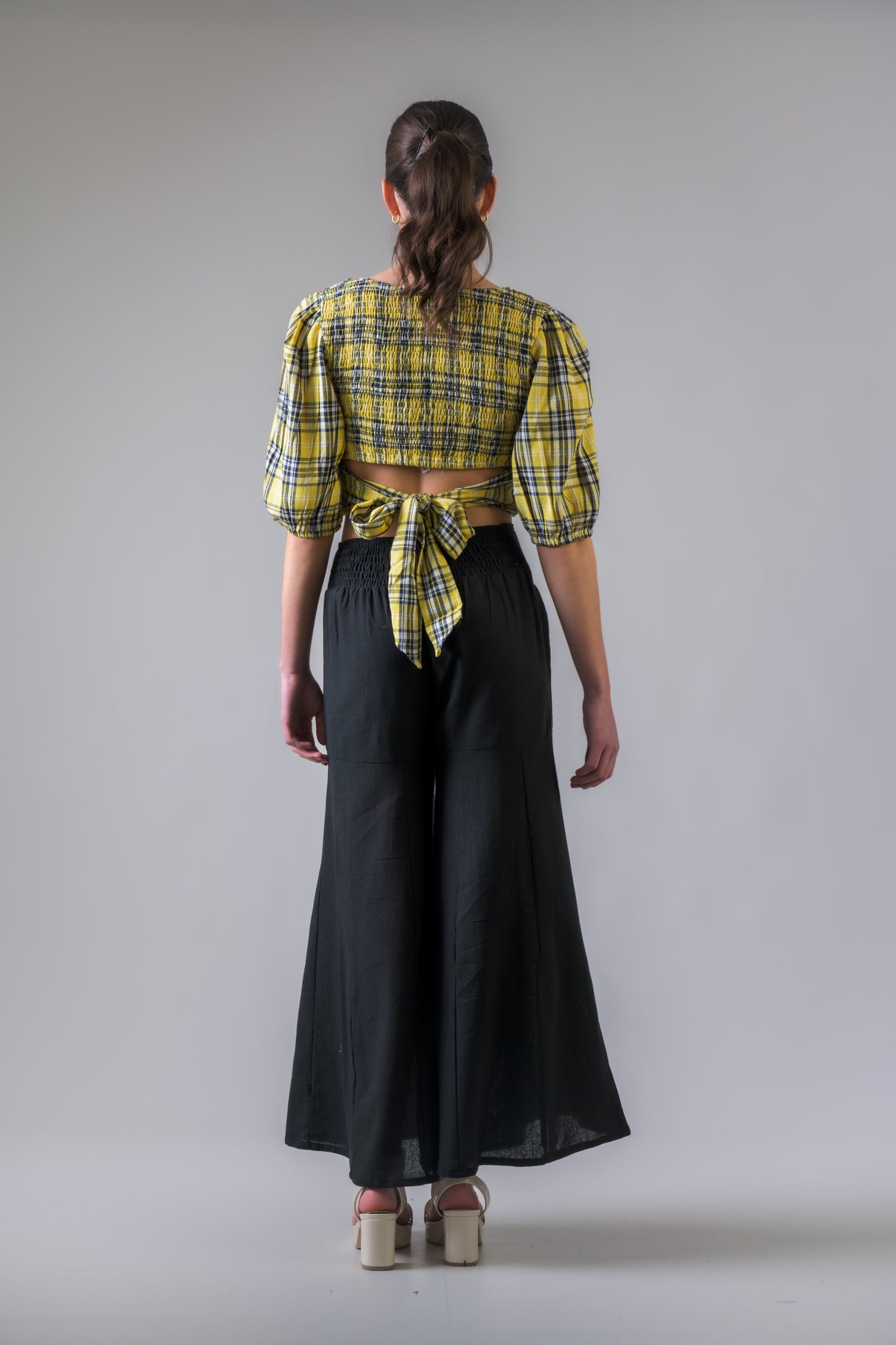 Ginger Smocked Top - Yellow