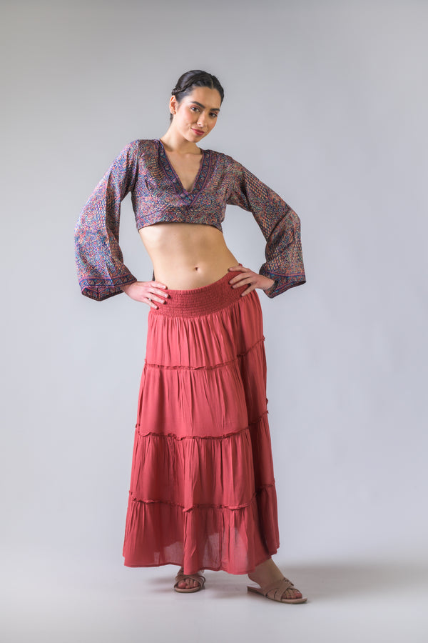 Tie-Back Crop Top - Assorted