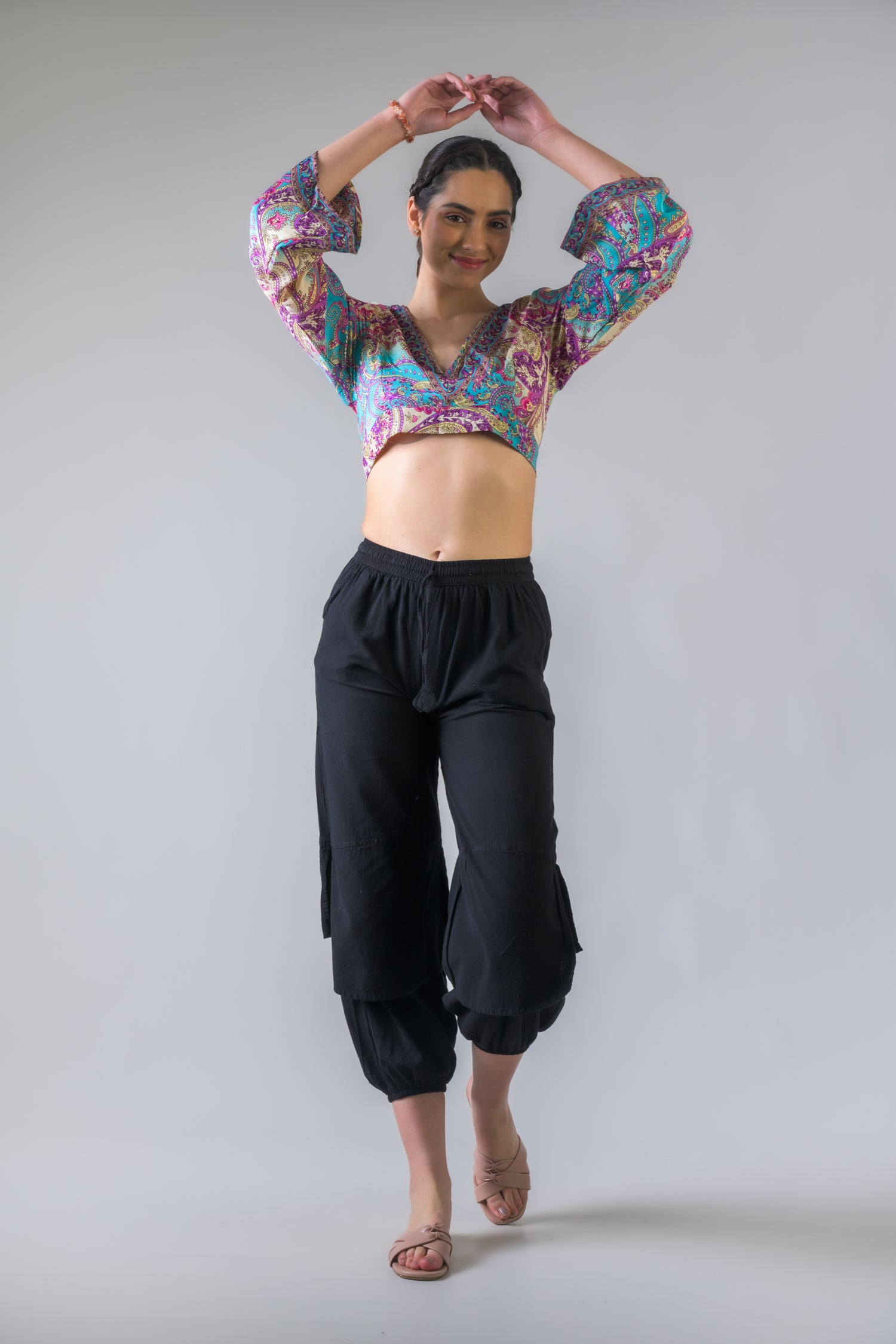 Tie-Back Crop Top - Assorted