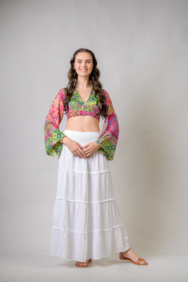 Tie-Back Crop Top - Assorted