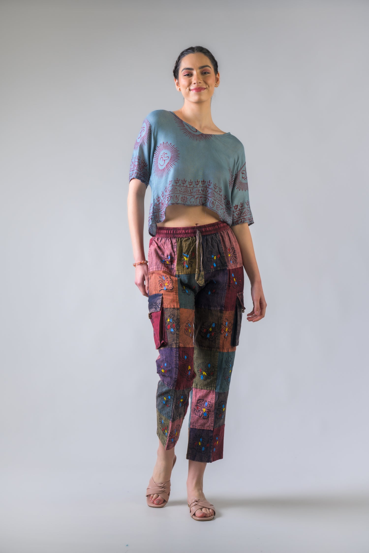 Rhea Om Crop Top