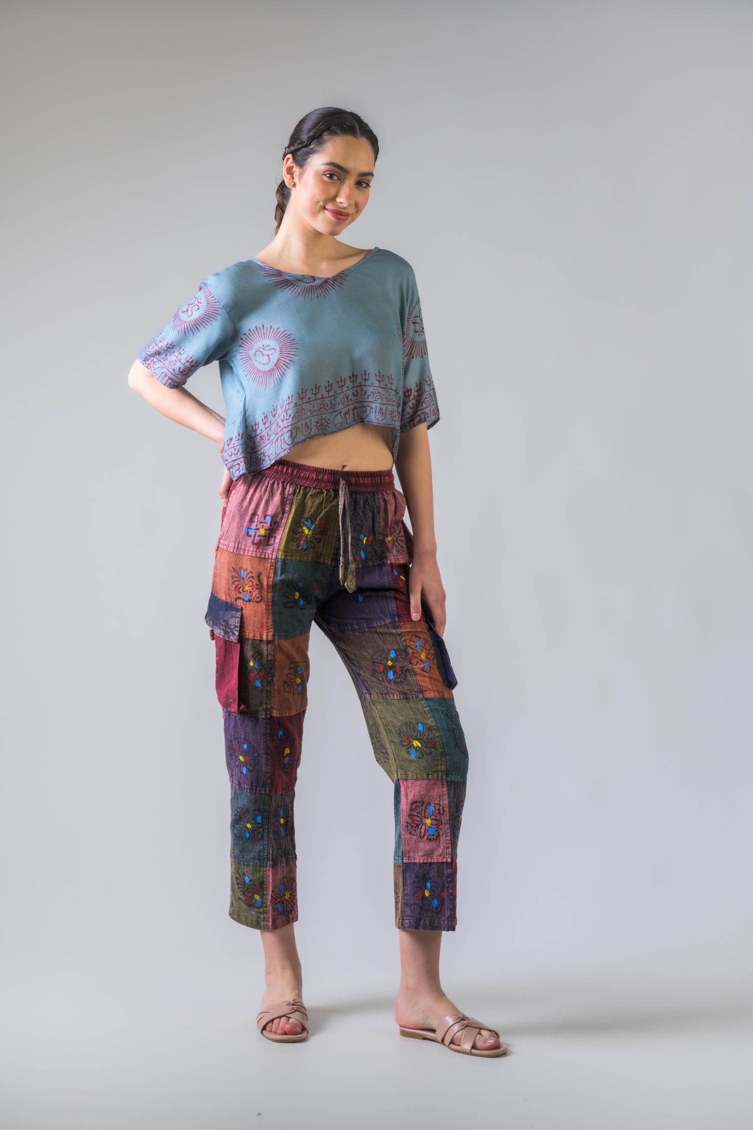 Rhea Om Crop Top