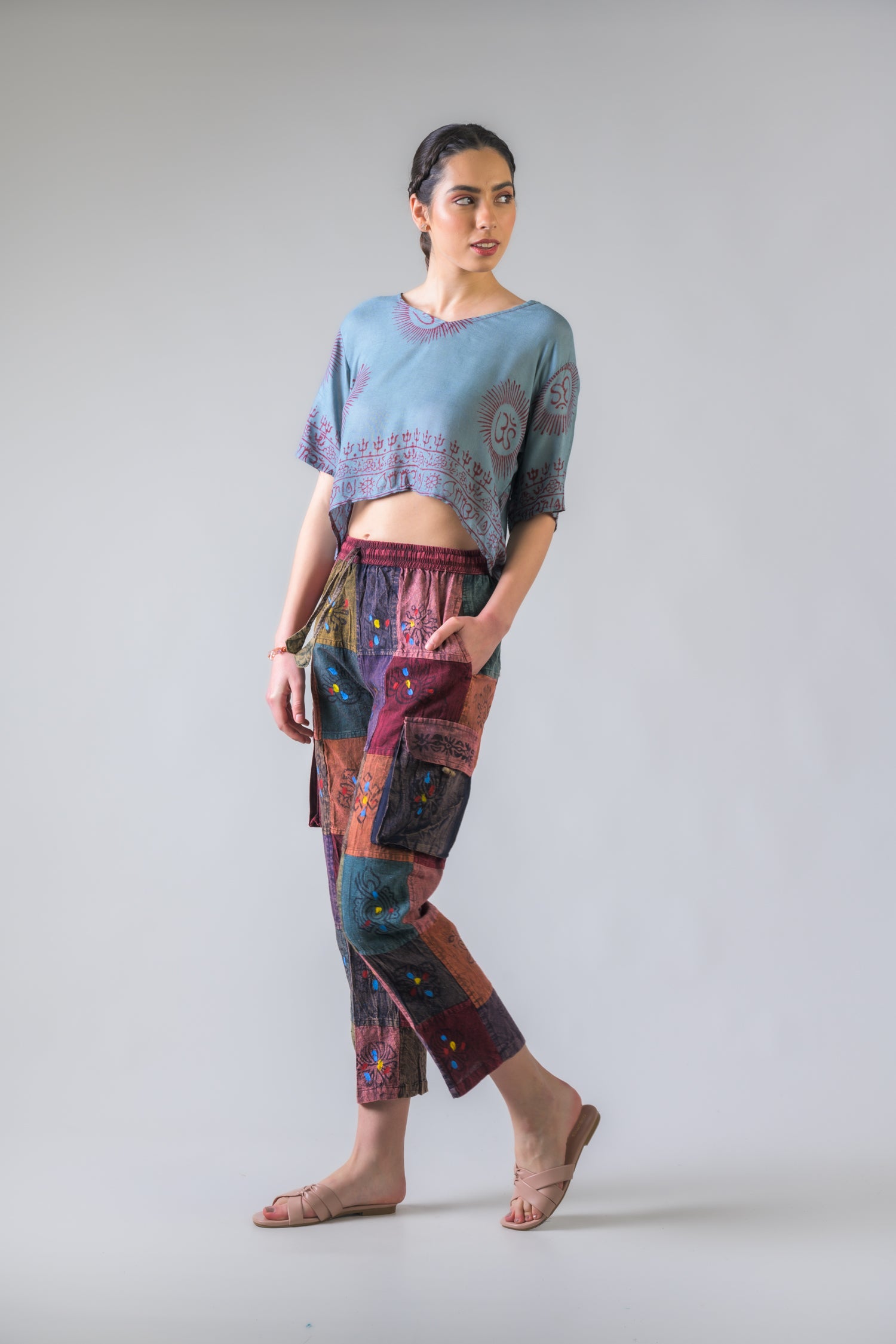 Rhea Om Crop Top