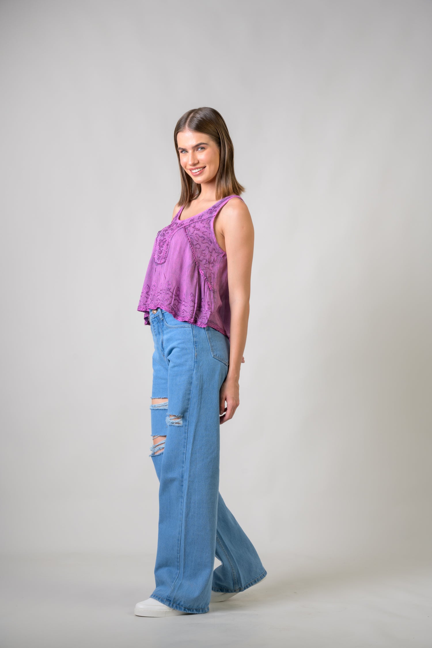 Rhea Petticoat Crop Top