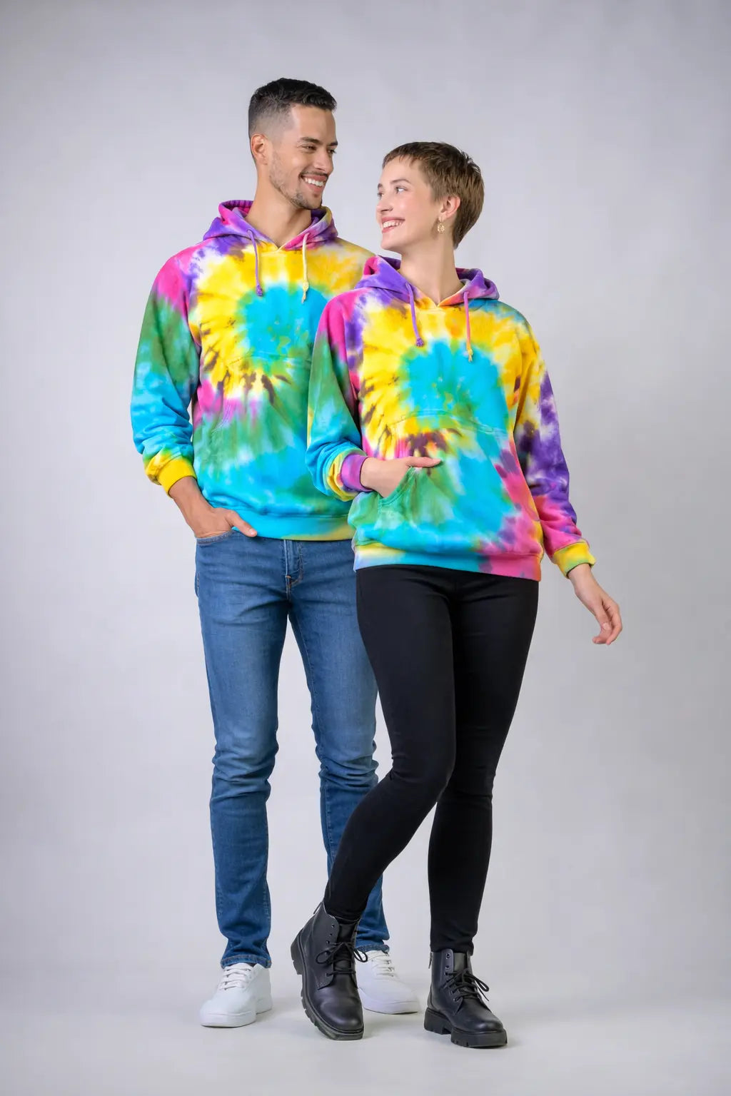 Hippy Cotton Tie-Dye Hoodie