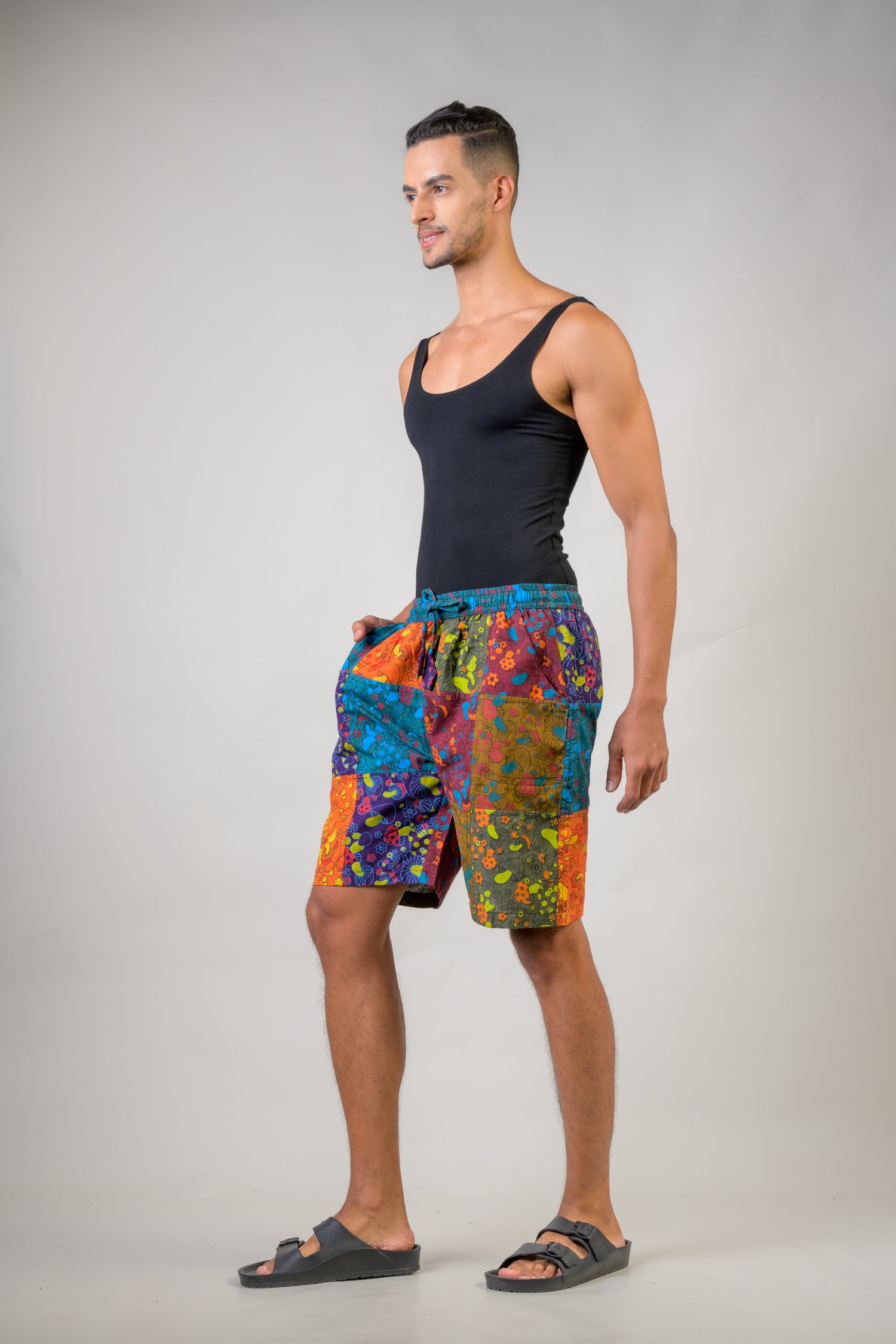 Colorful Mushroom Patches Shorts