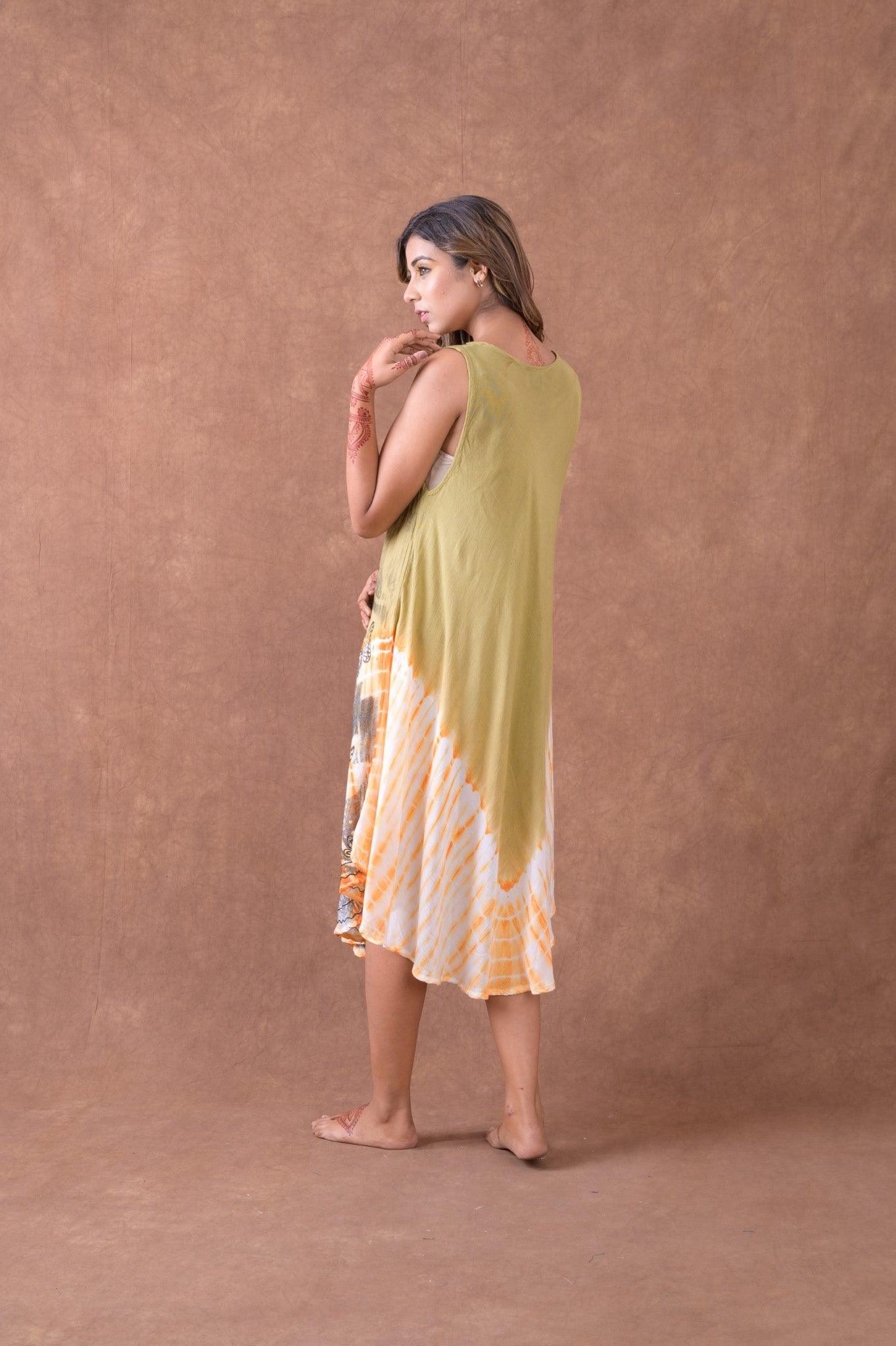 Rhea Butterfly Flowing Dress