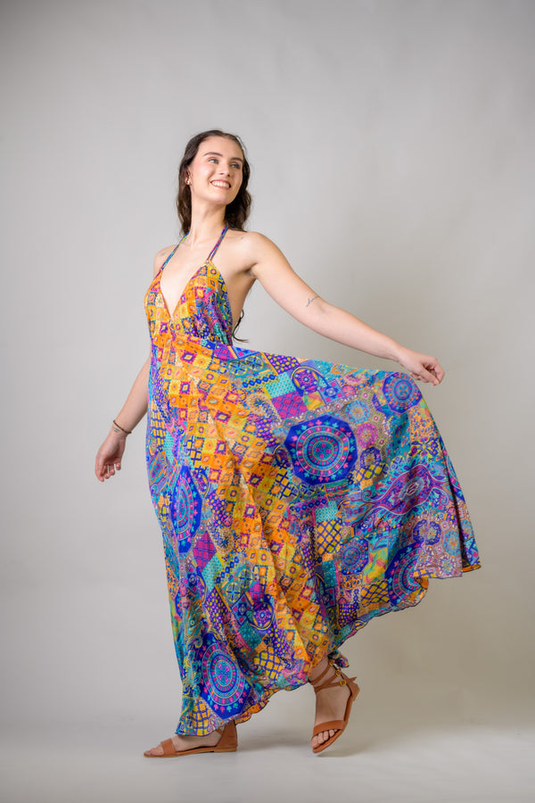 Halter Panel Dress - Assorted