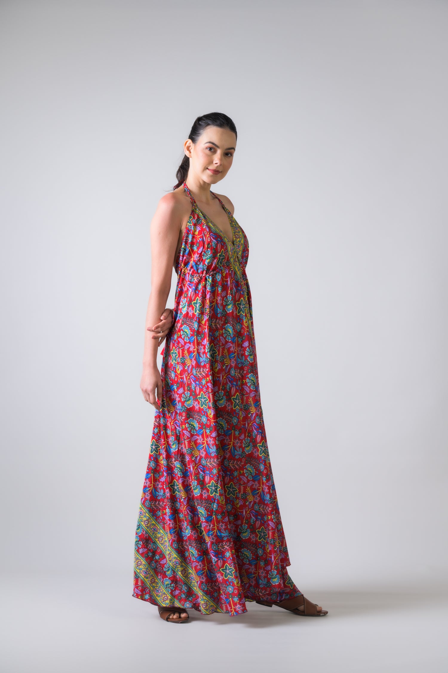 Halter Panel Dress