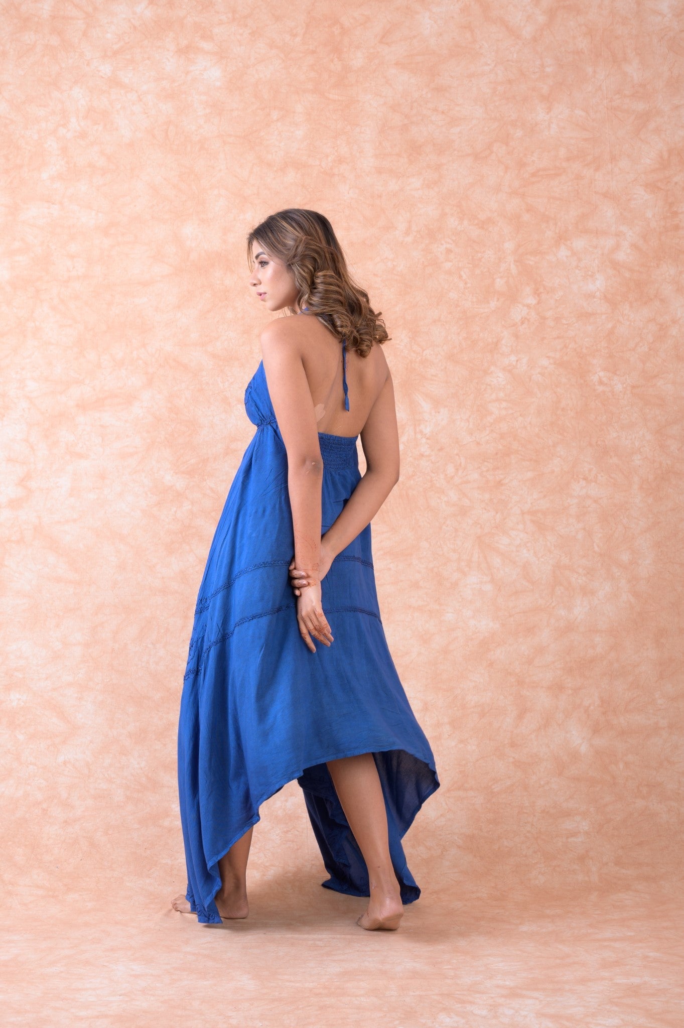 Rhea Spaghetti Strap Flowing Dress