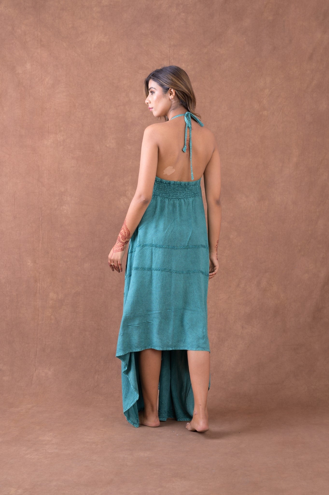 Rhea Spaghetti Strap Flowing Dress