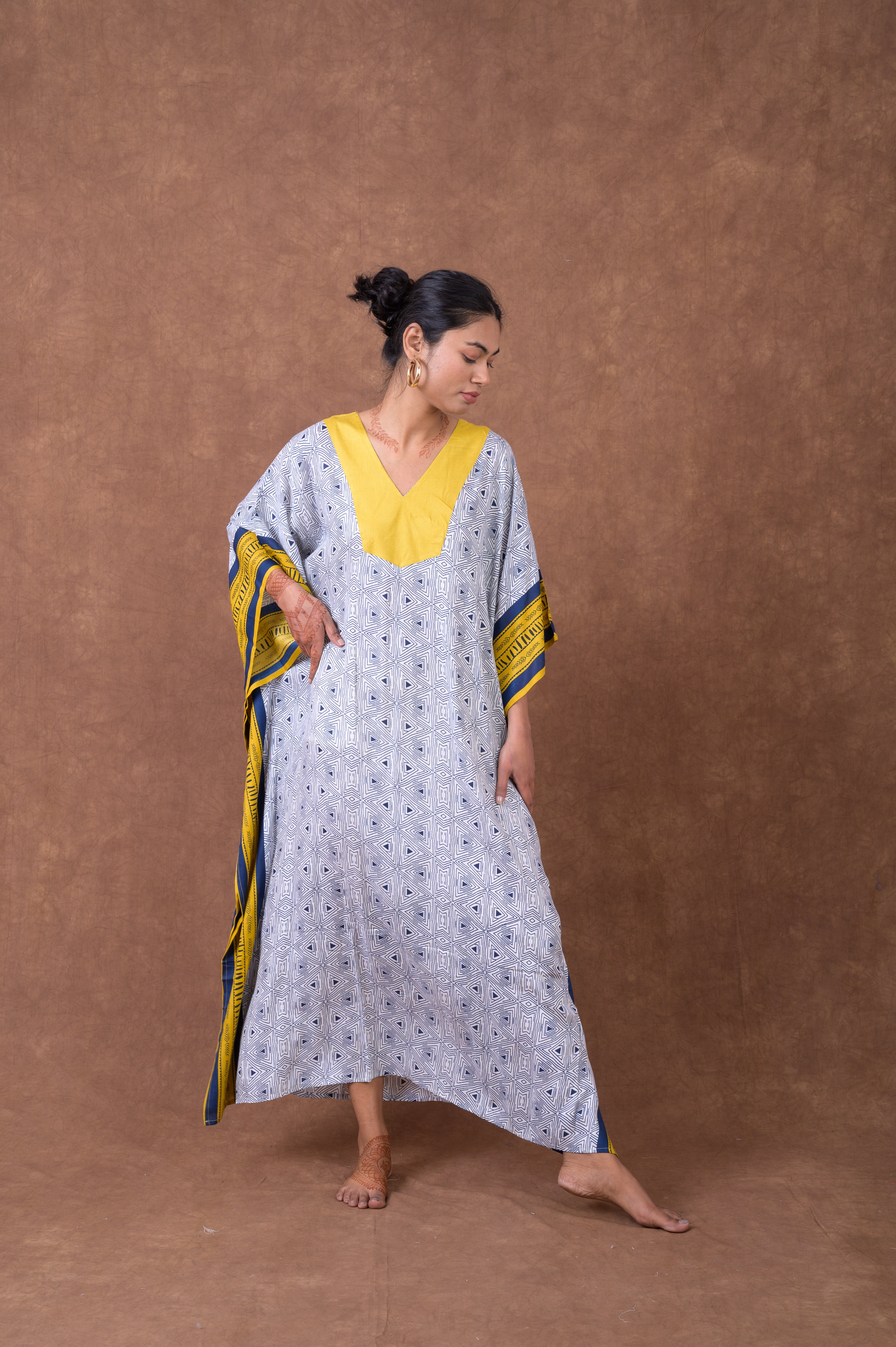 Print Long Kaftan