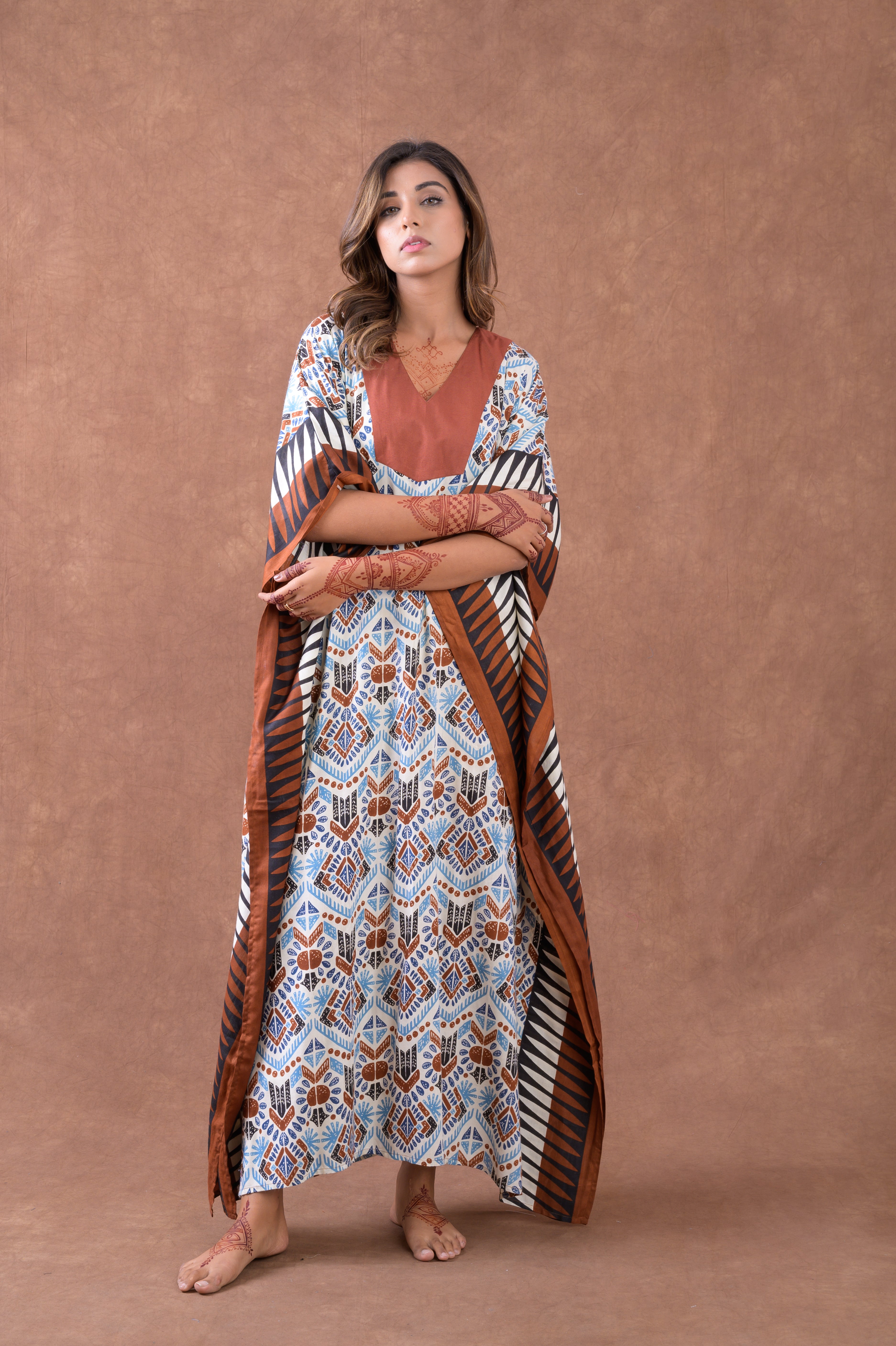 Print Long Kaftan