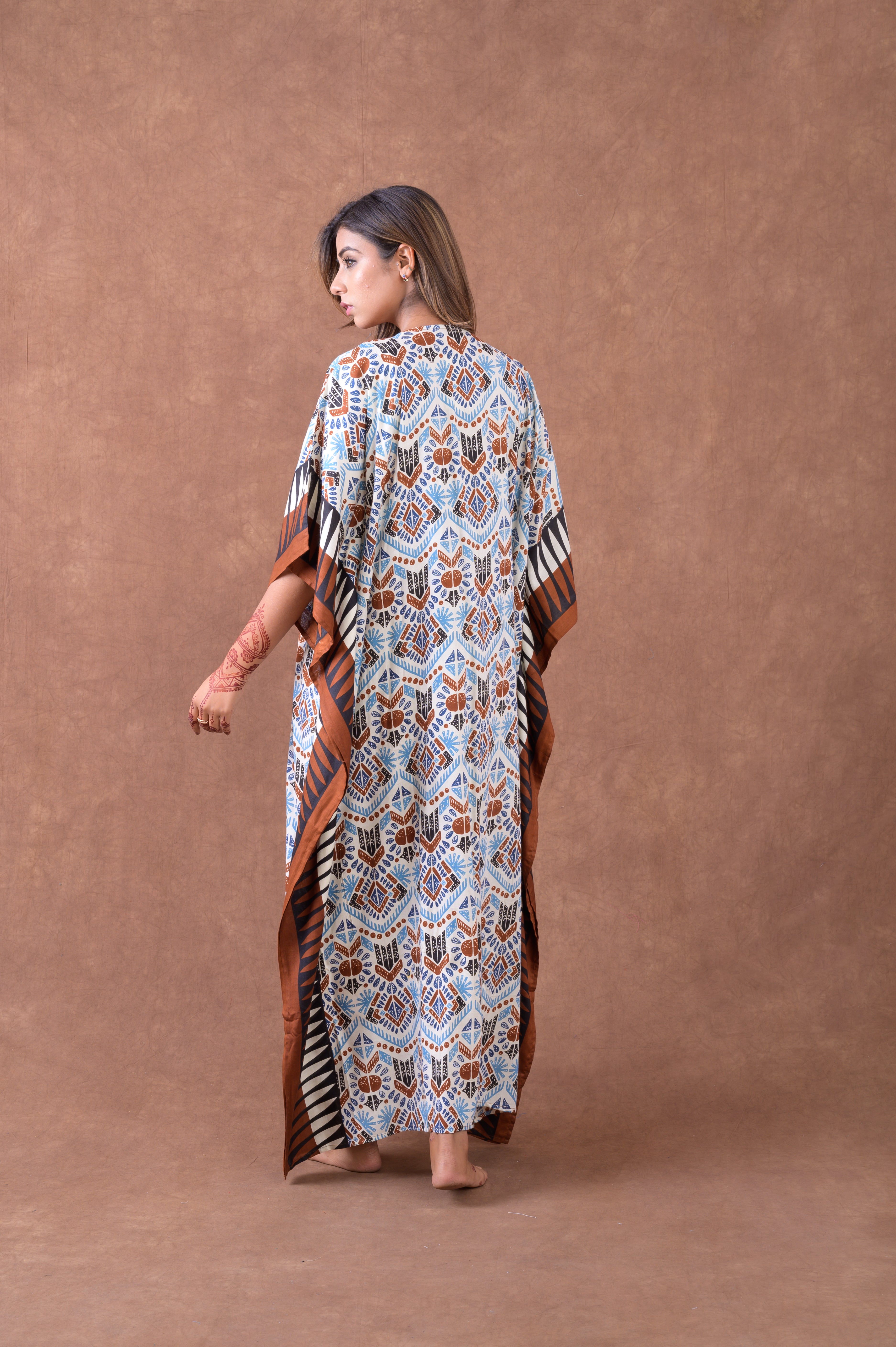 Print Long Kaftan