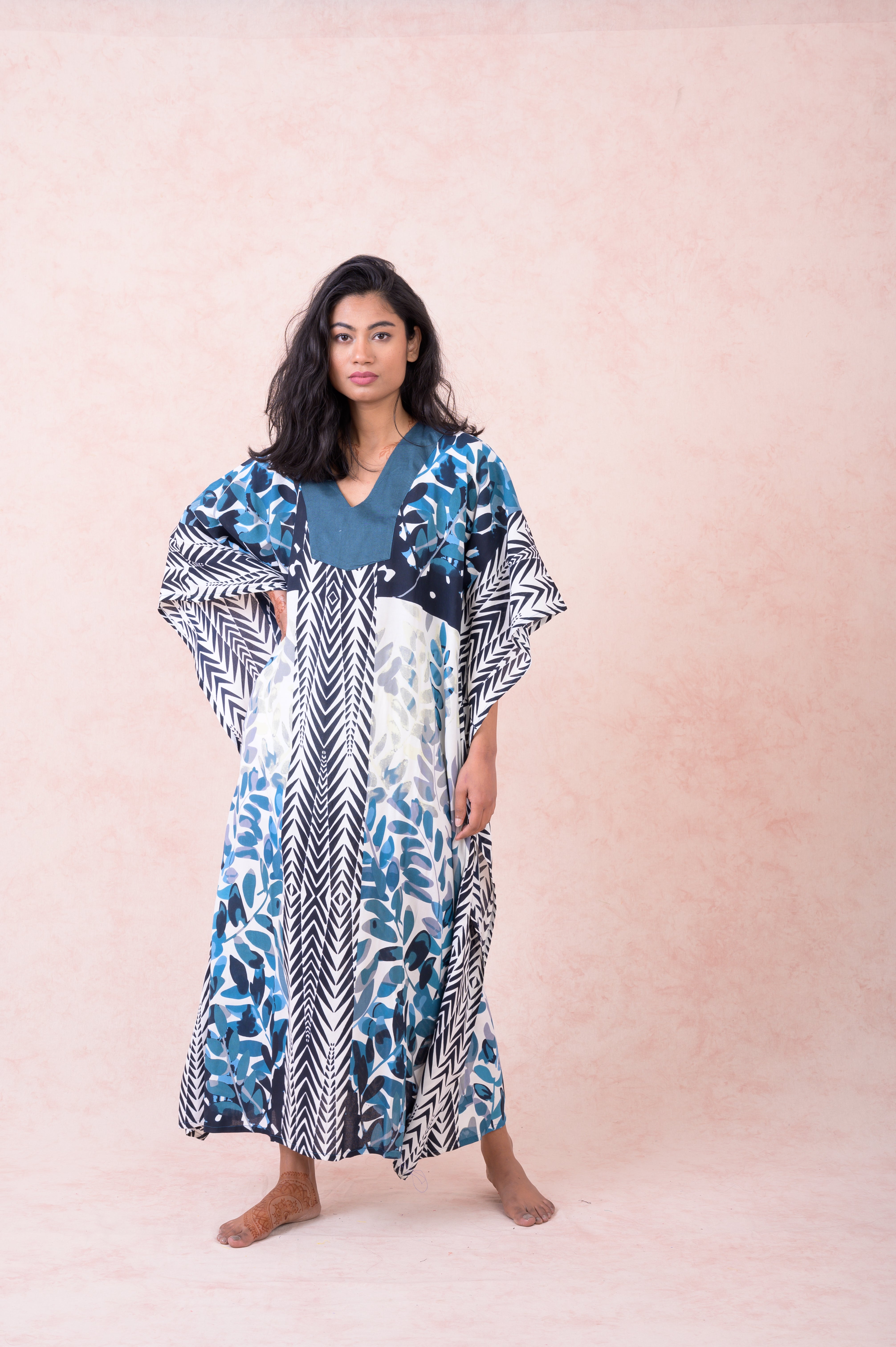 Print Long Kaftan