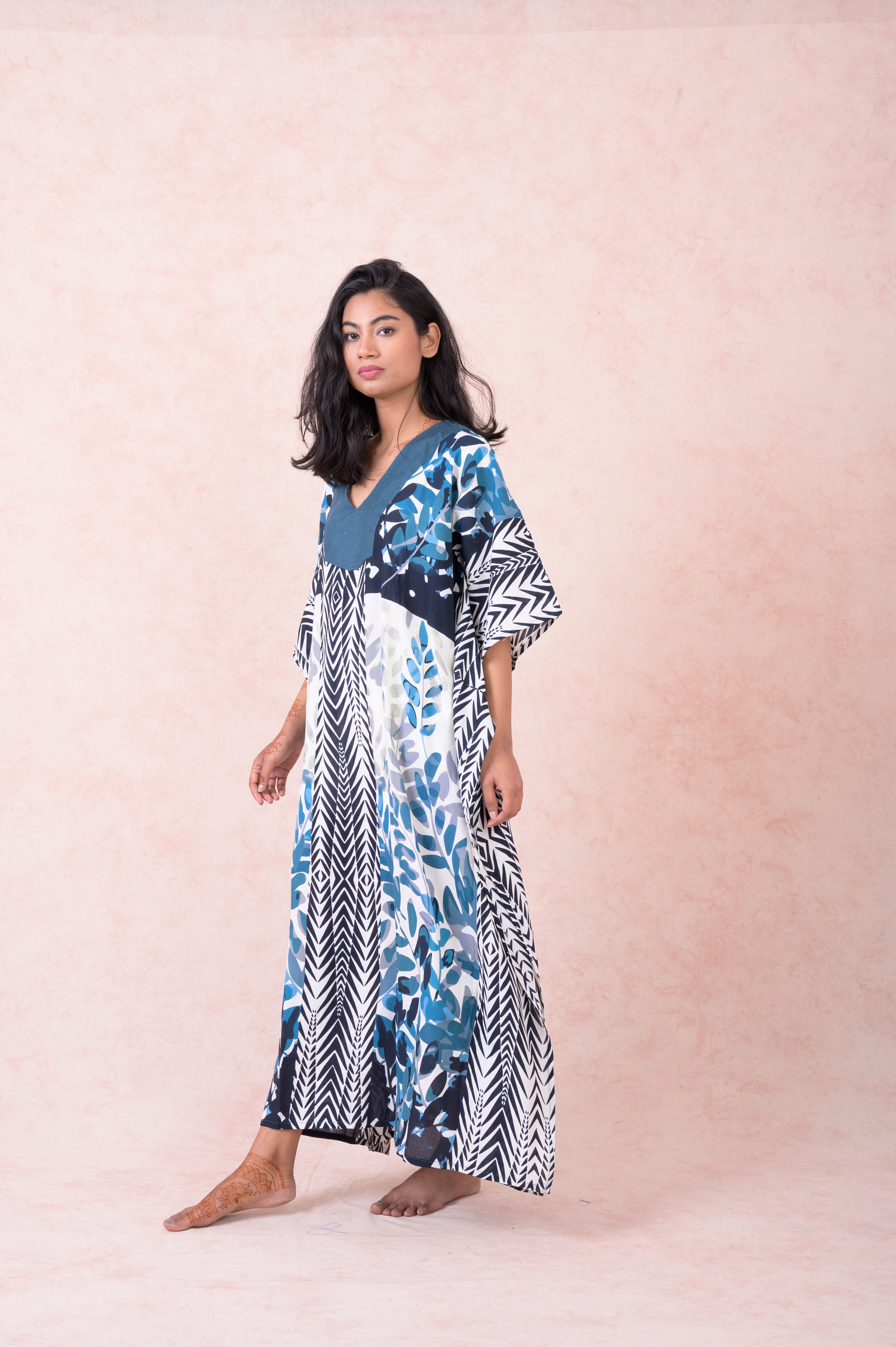 Print Long Kaftan