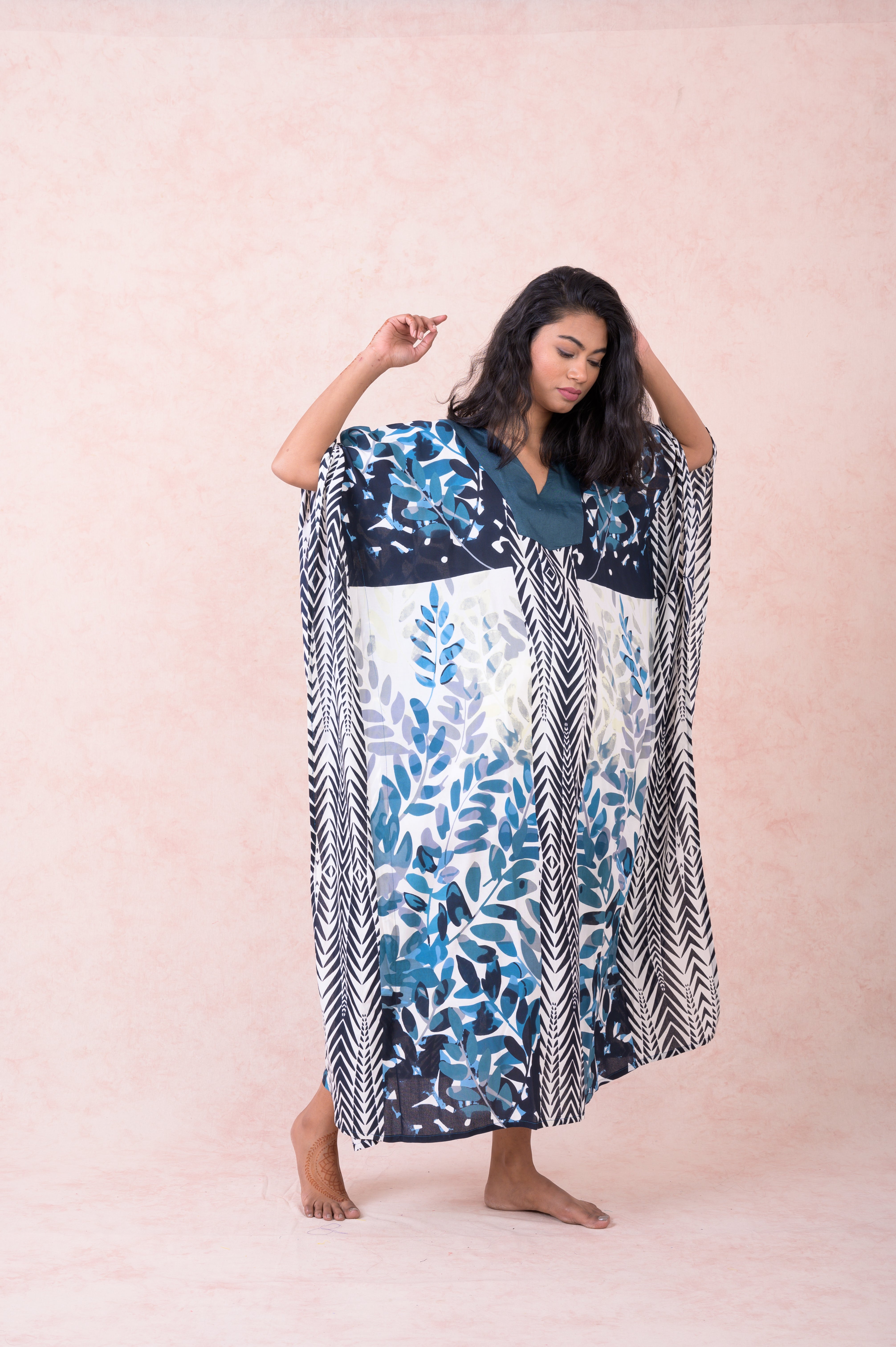 Print Long Kaftan