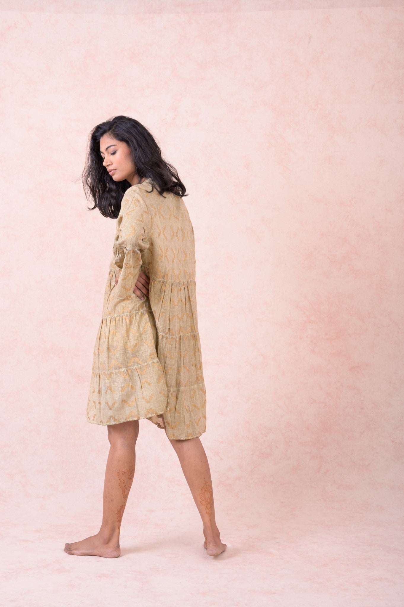 Rhea Block Print Dress