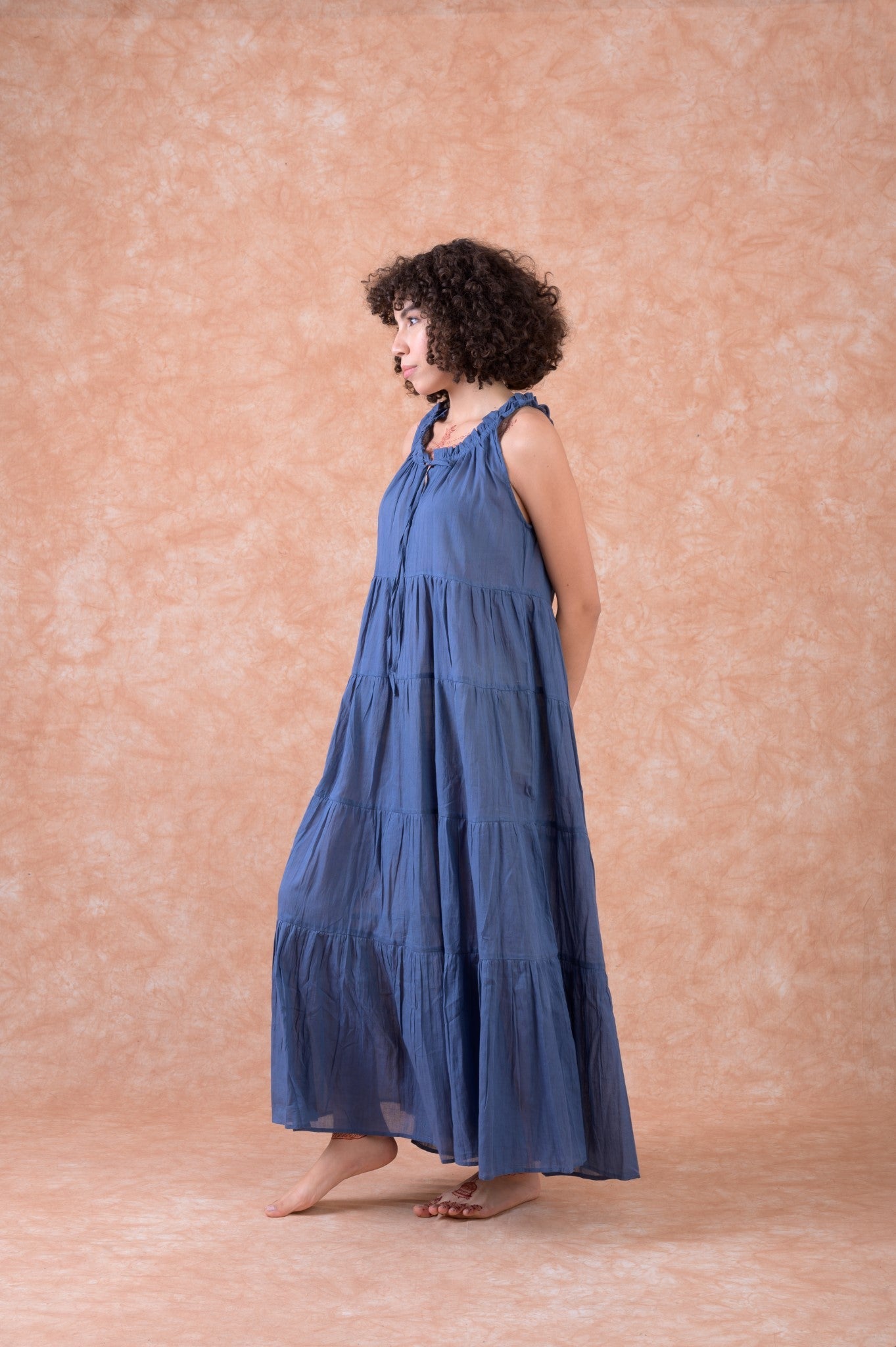 Rhea Solid Color Dress