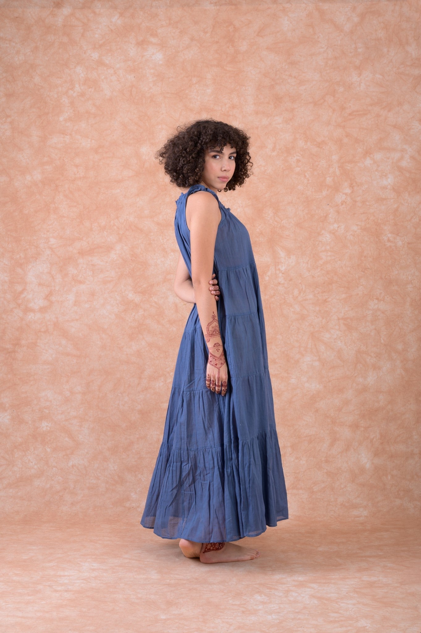 Rhea Solid Color Dress