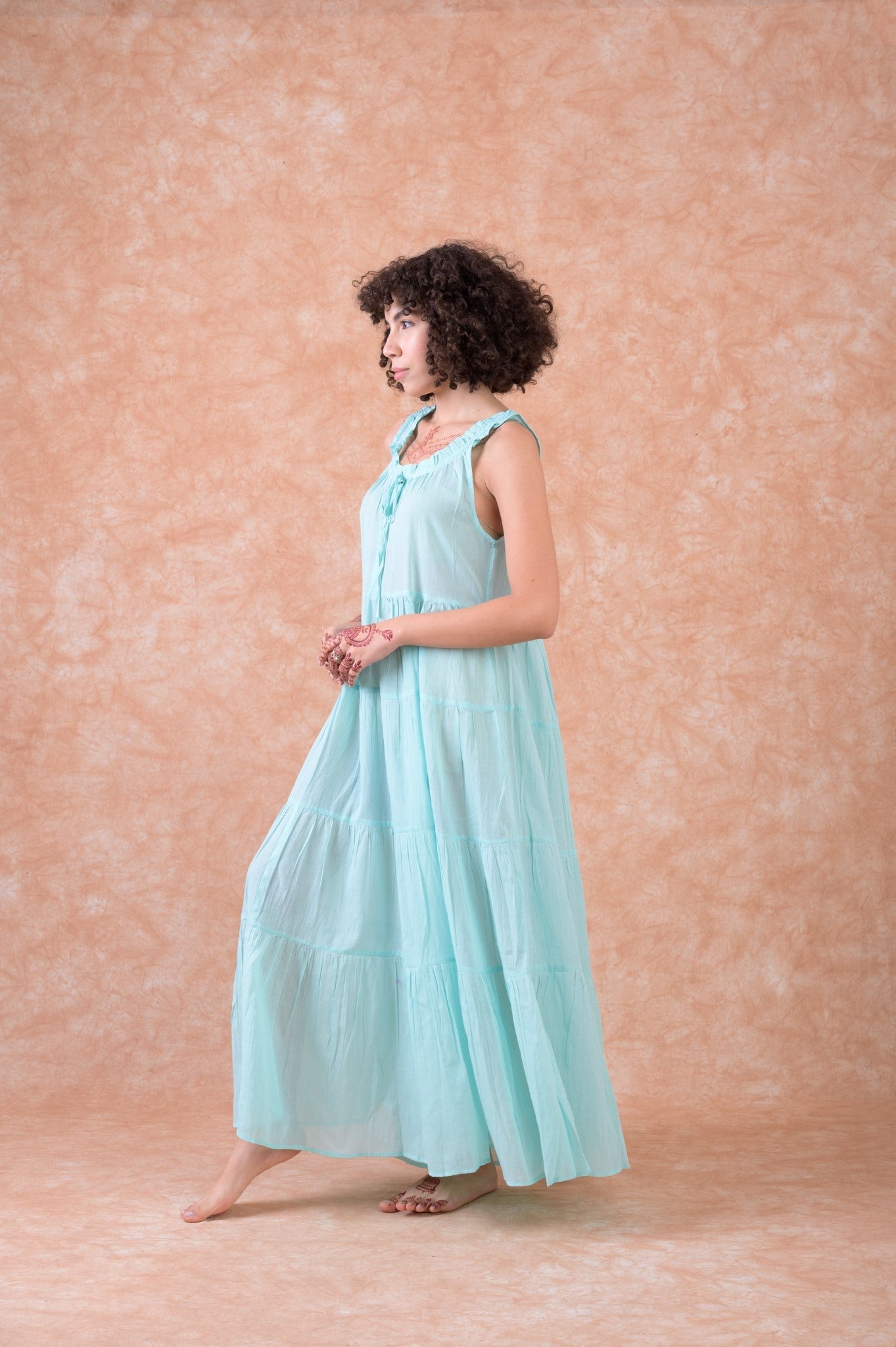 Rhea Solid Color Dress