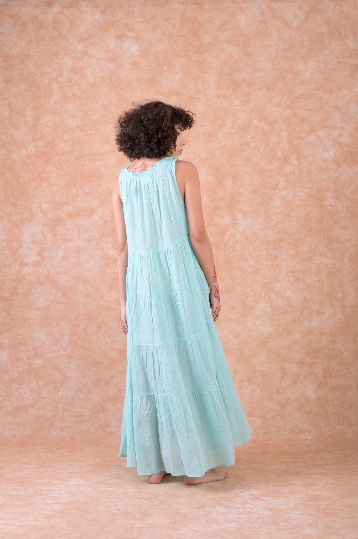 Rhea Solid Color Dress
