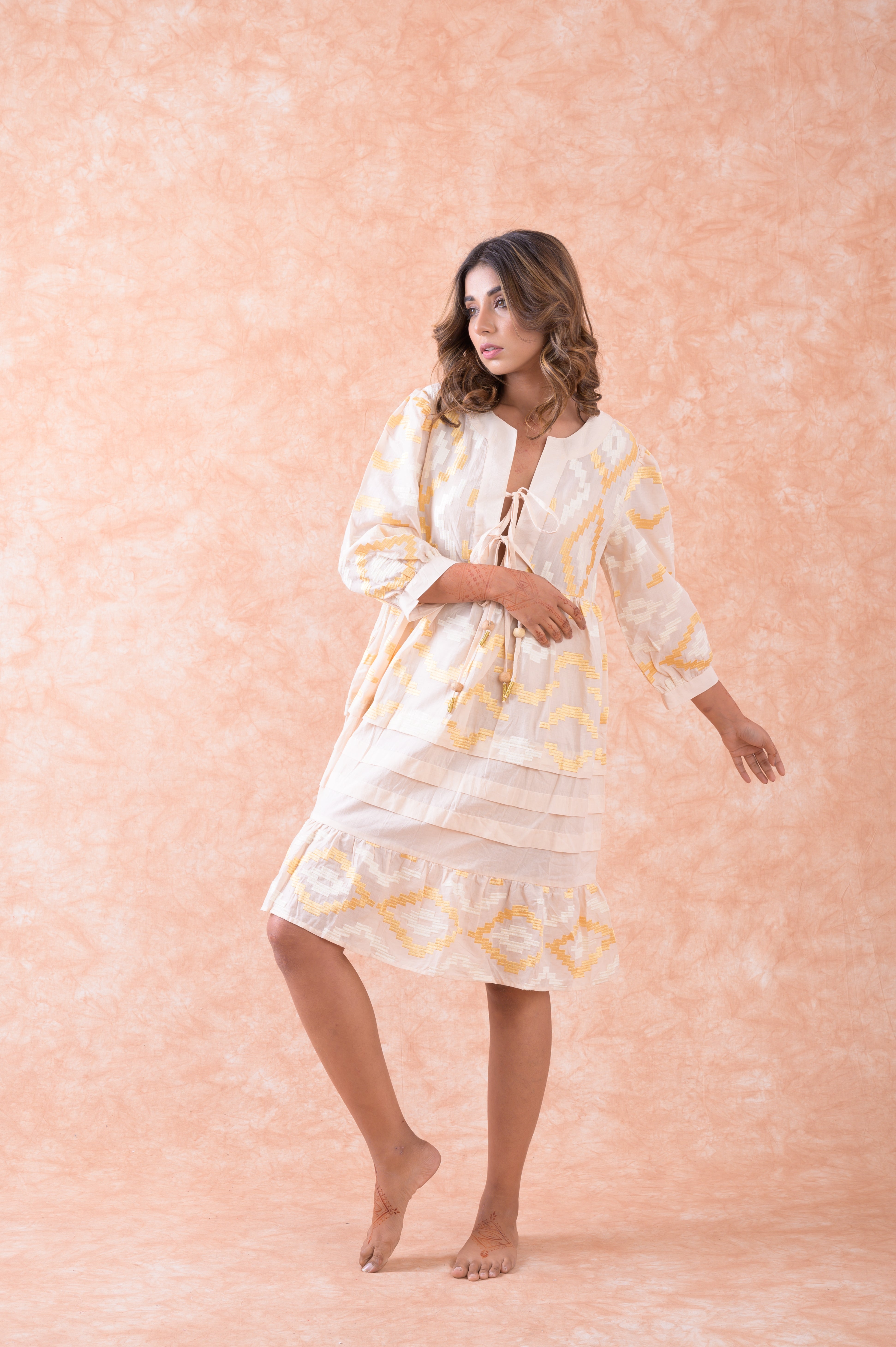 Rhea Art Tunic Top