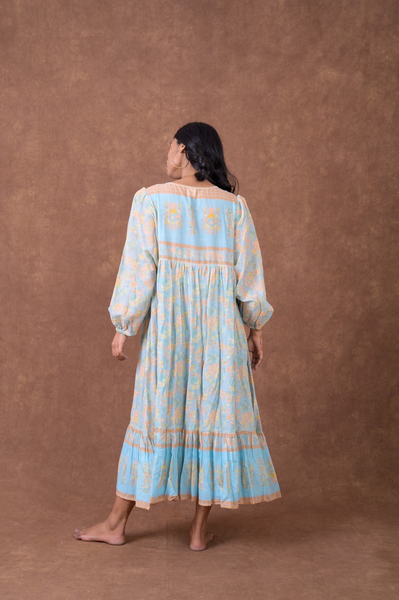 Rhea Cotton Print Dress
