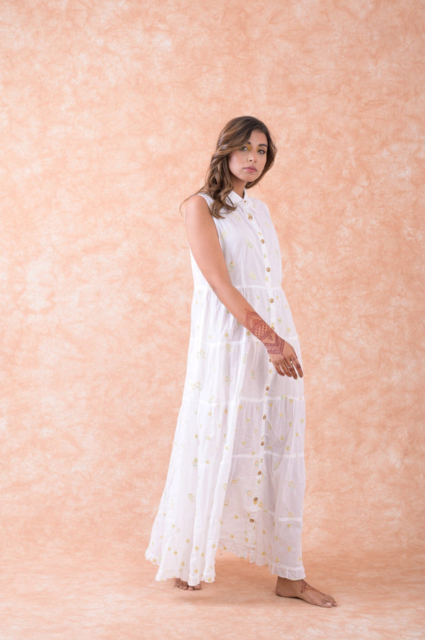 Cotton Dress - White