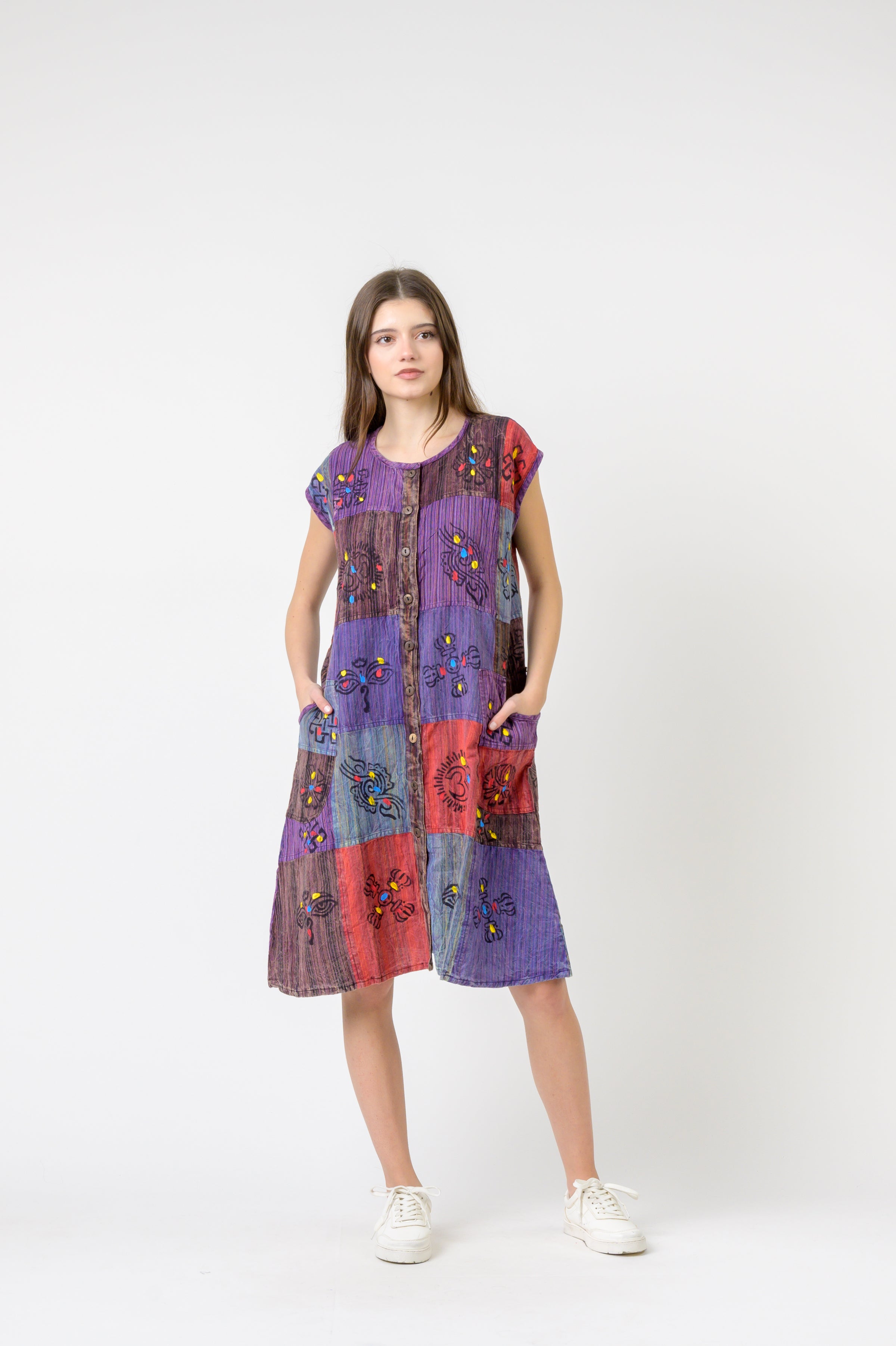 Button-Down Midi Dress