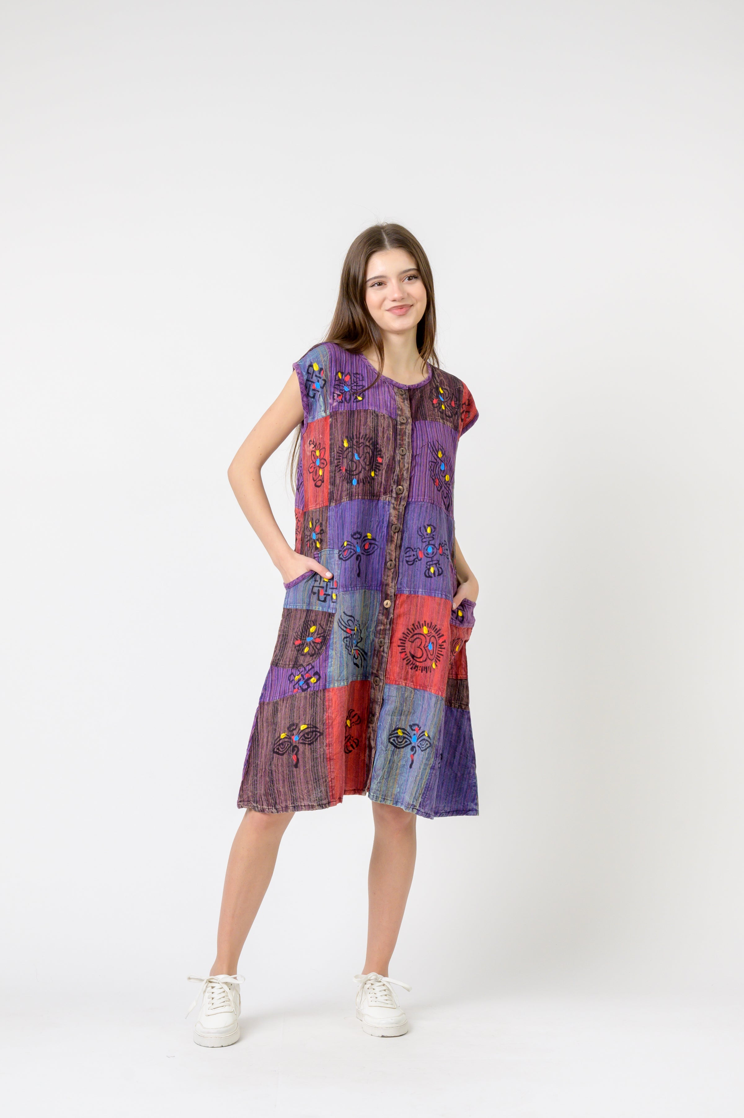 Button-Down Midi Dress