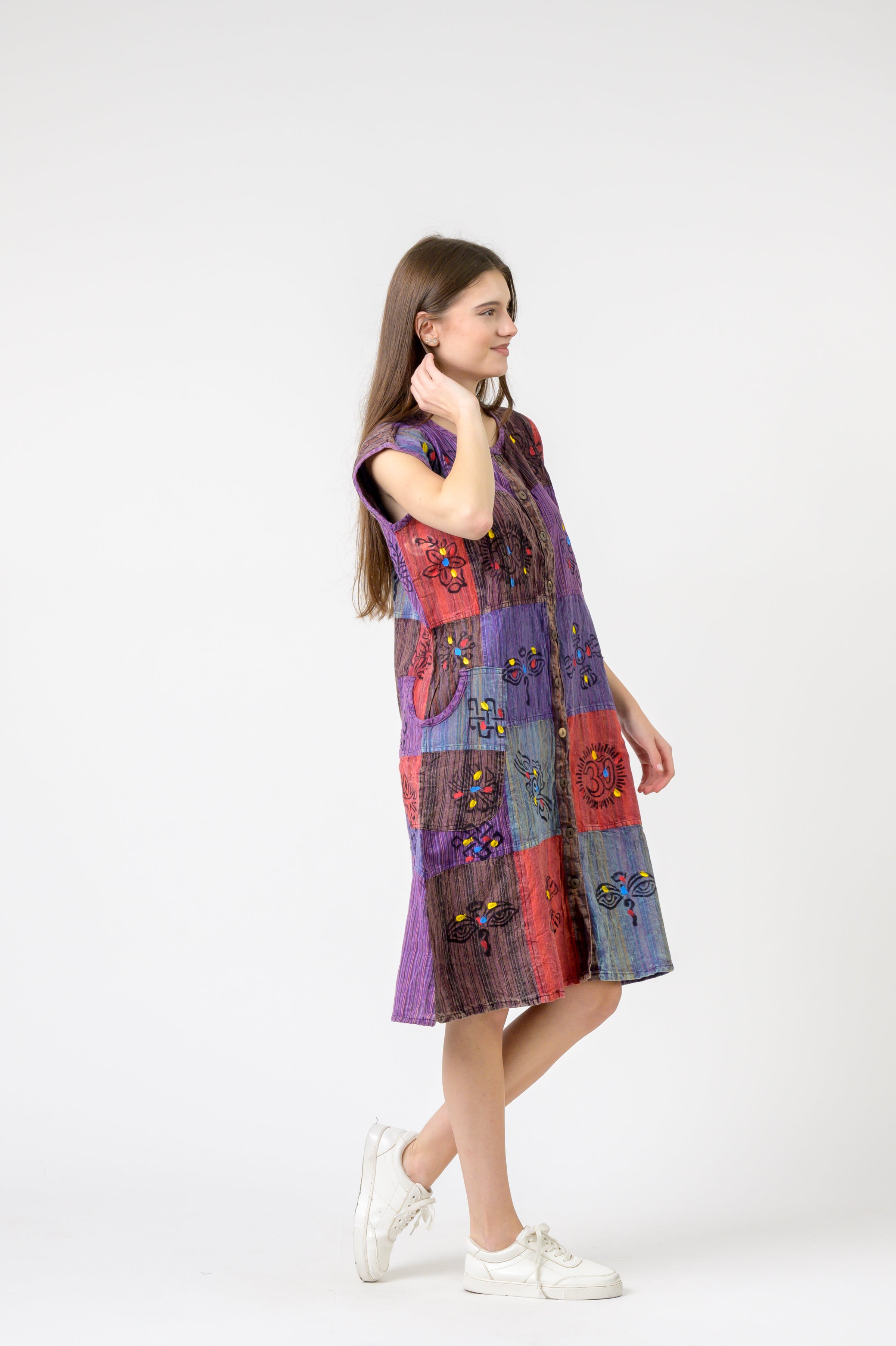 Button-Down Midi Dress