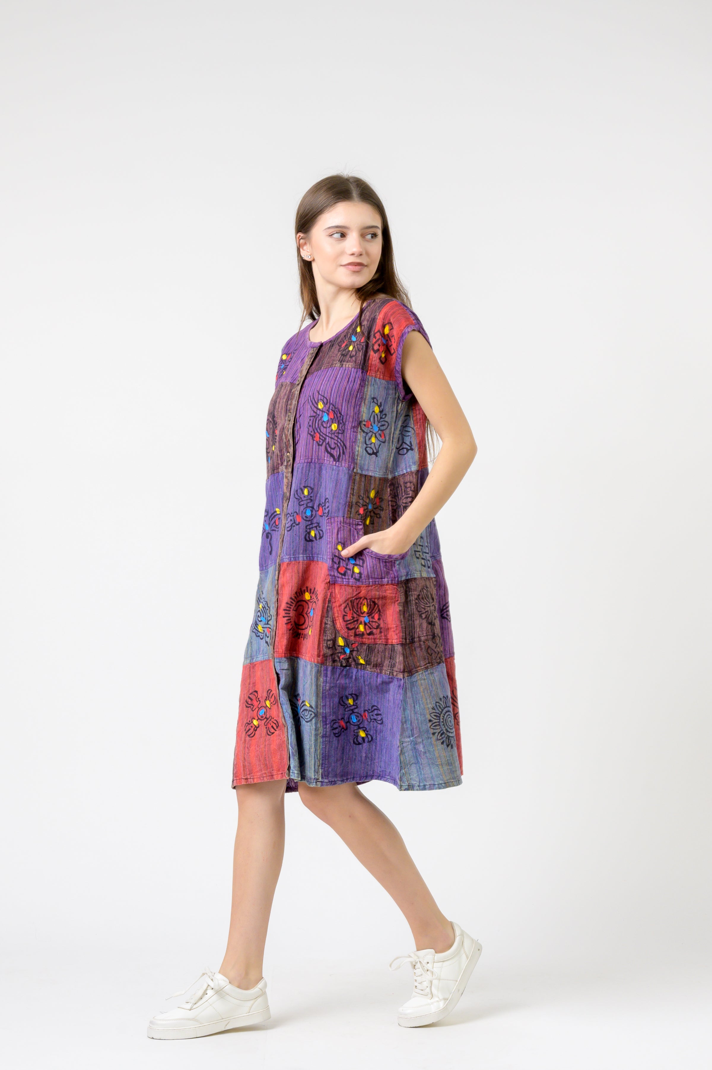 Button-Down Midi Dress