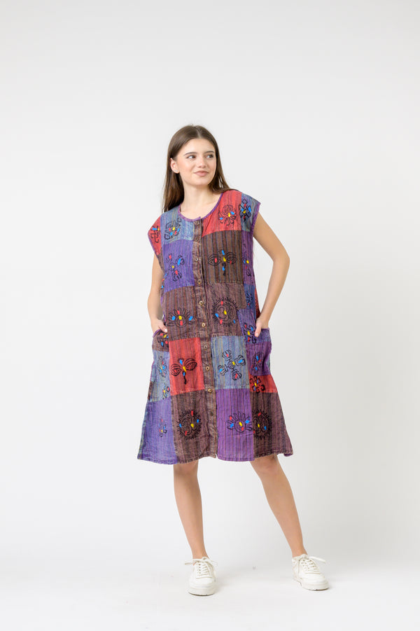 Button-Down Midi Dress