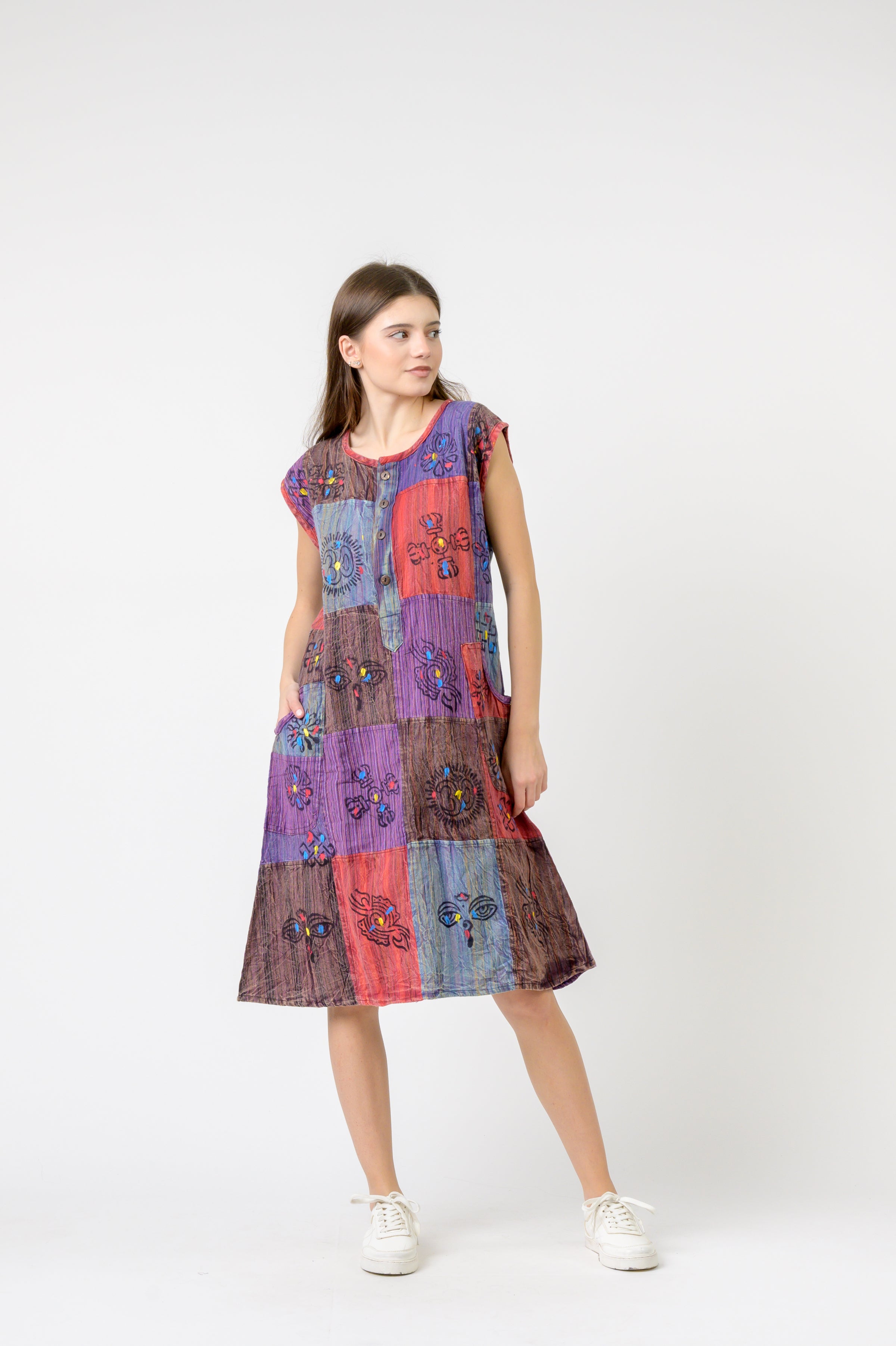 Button-Down Midi Dress