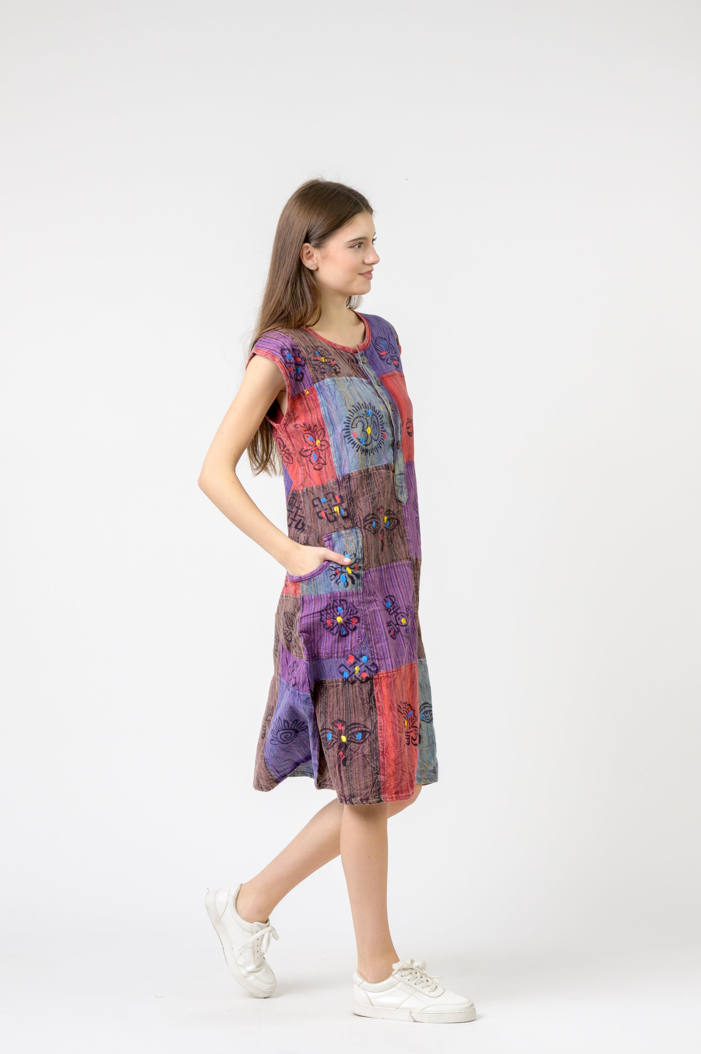 Button-Down Midi Dress