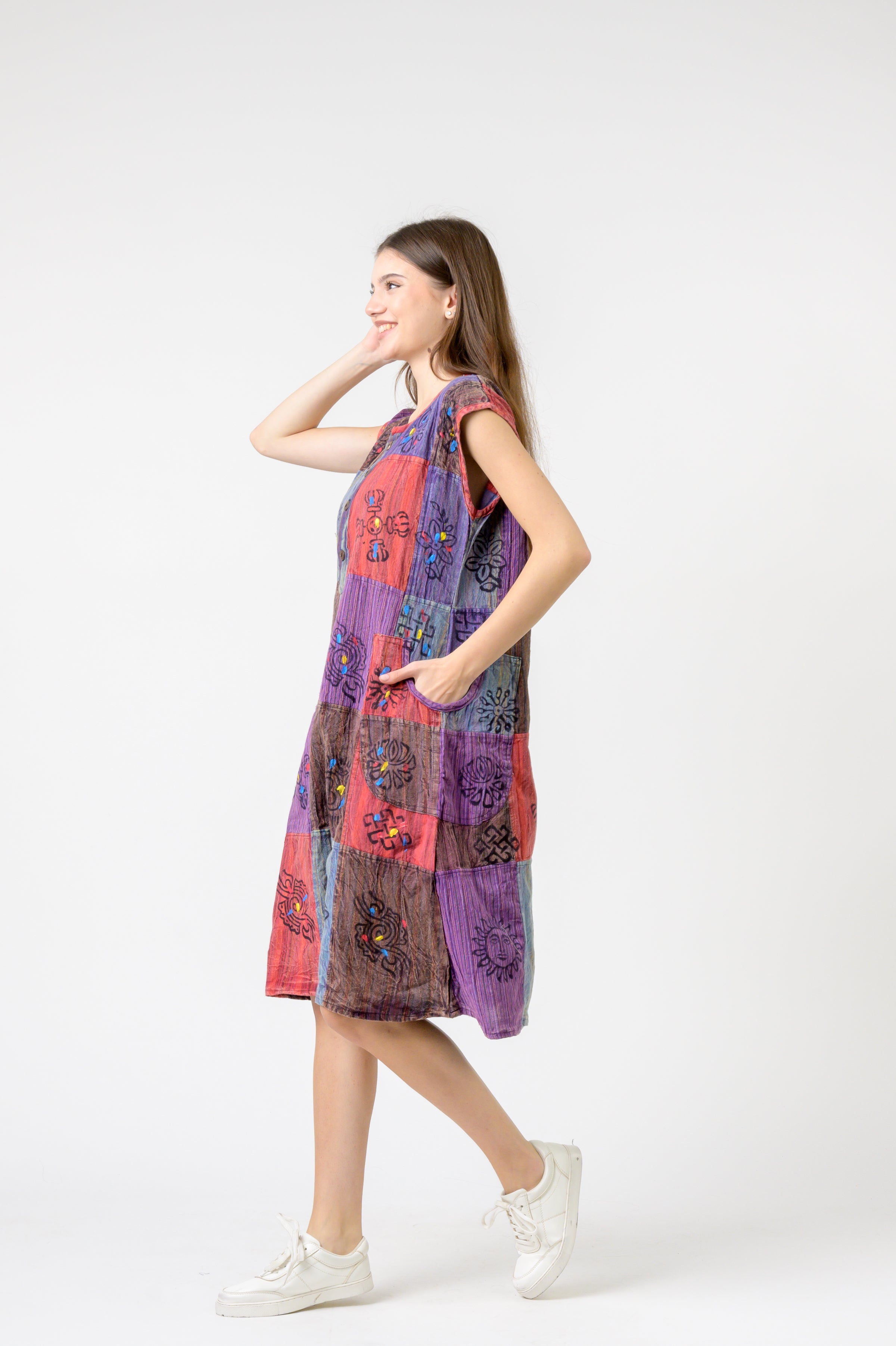 Button-Down Midi Dress