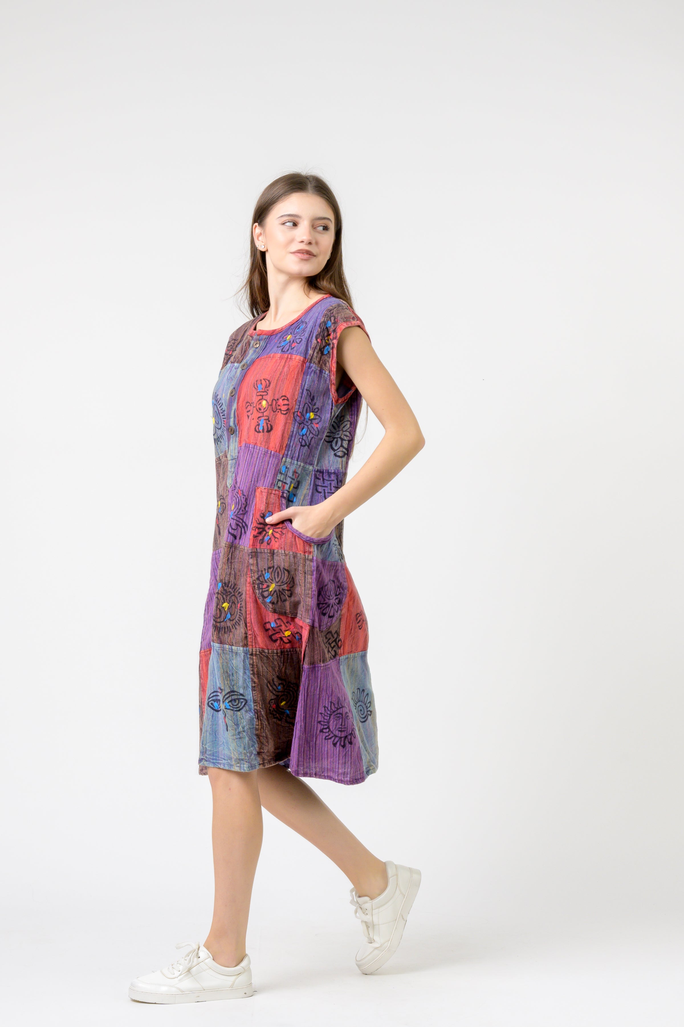 Button-Down Midi Dress