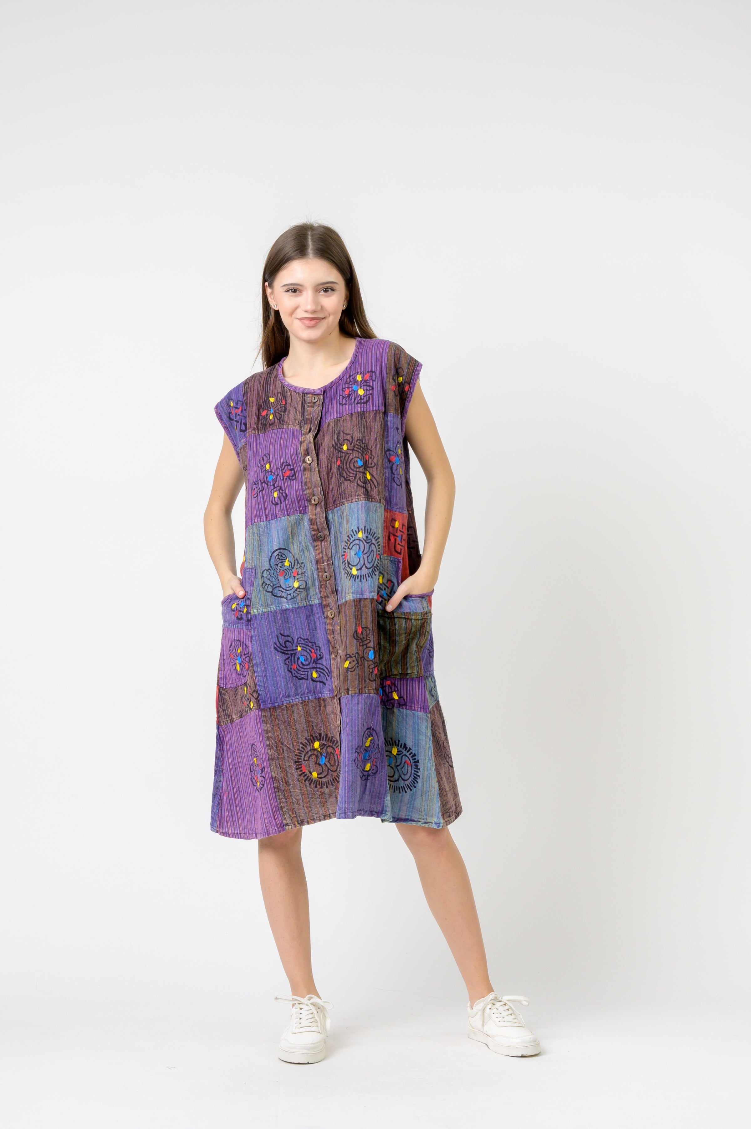 Button-Down Midi Dress