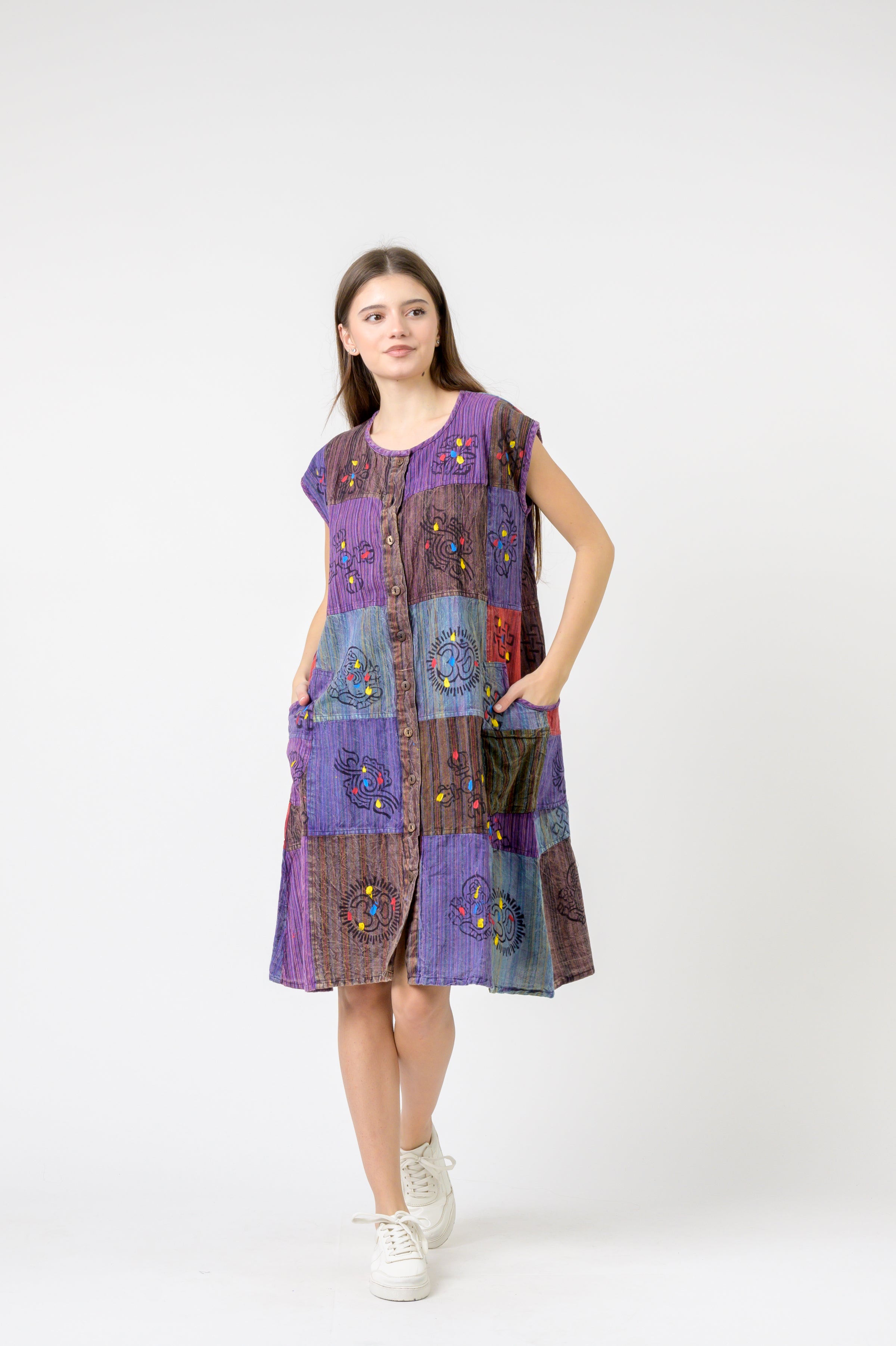 Button-Down Midi Dress