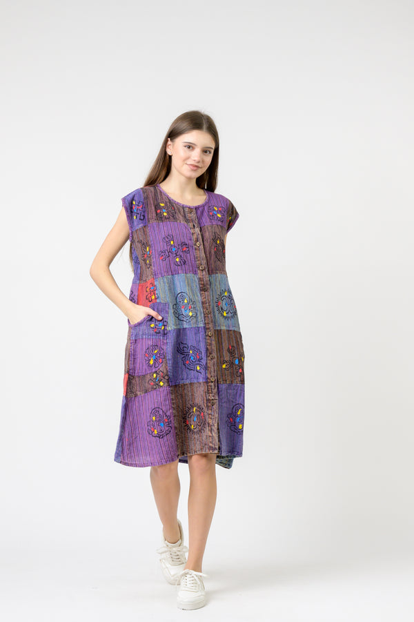 Button-Down Midi Dress